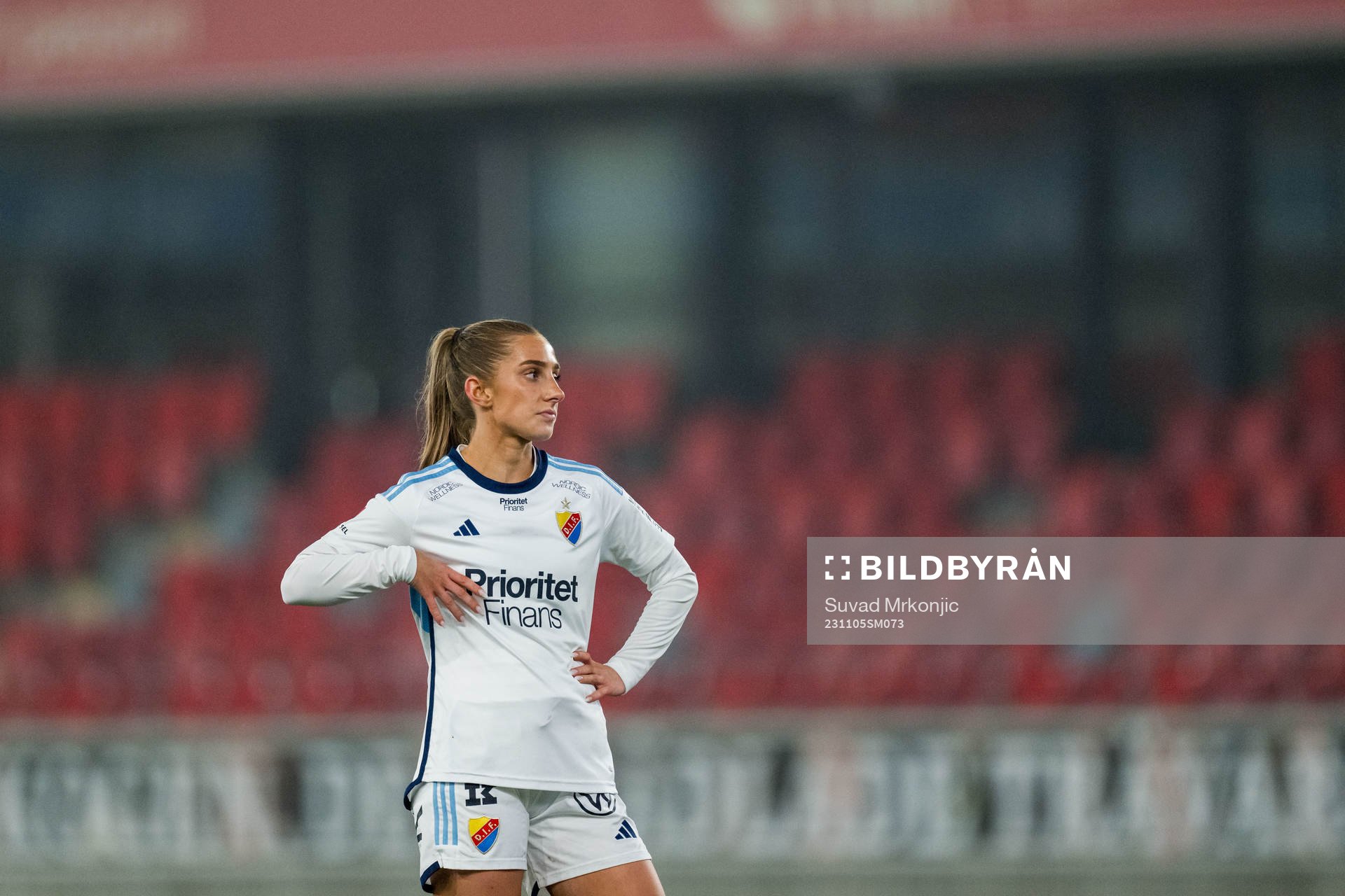 Djurgårdens Tilde Lindwall deppar