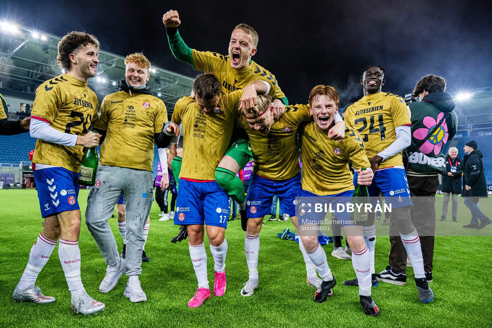 Håkon Helland Hoseth, Teodor Berg Haltvik, goalkeeper Emil