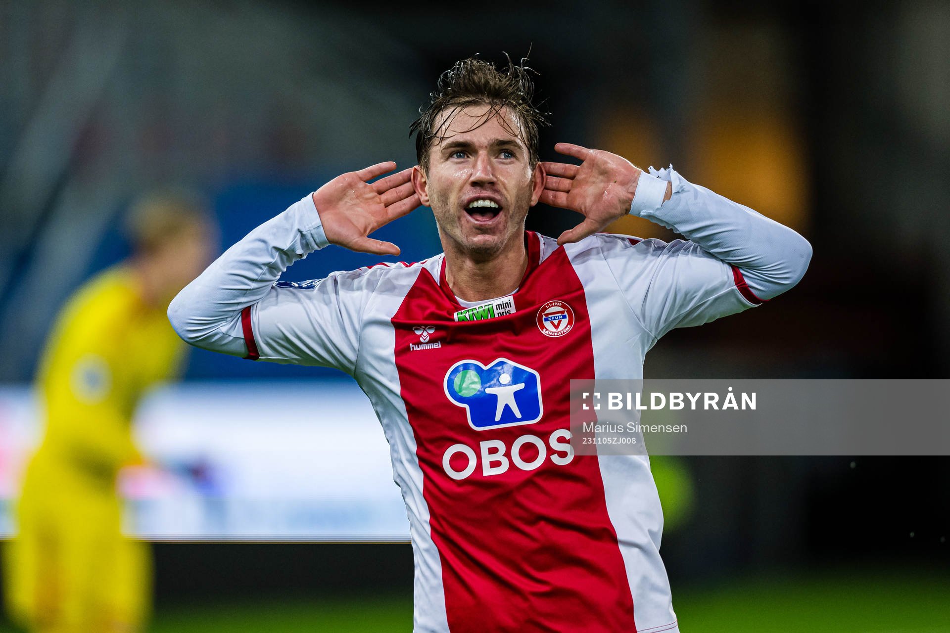 Remi-André Svindland of KFUM celebrates