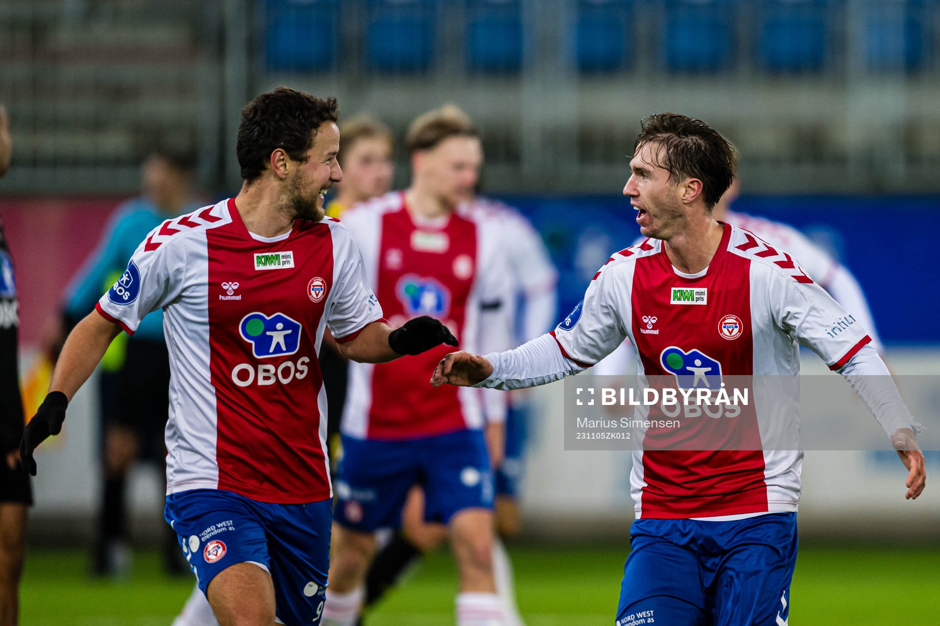 Remi-André Svindland of KFUM celebrates