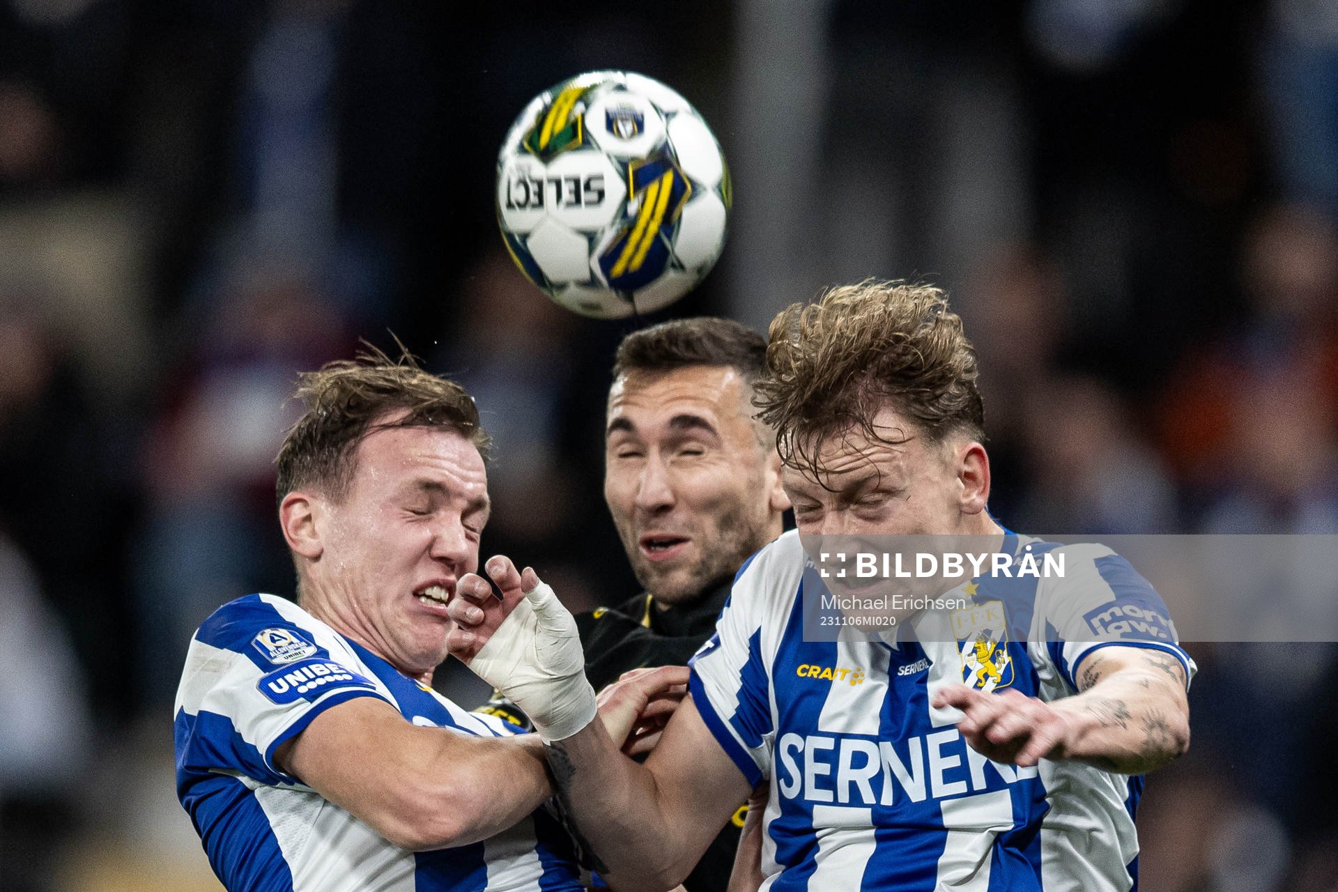 IFK Göteborgs Adam Carlén och Sebastian Hausner