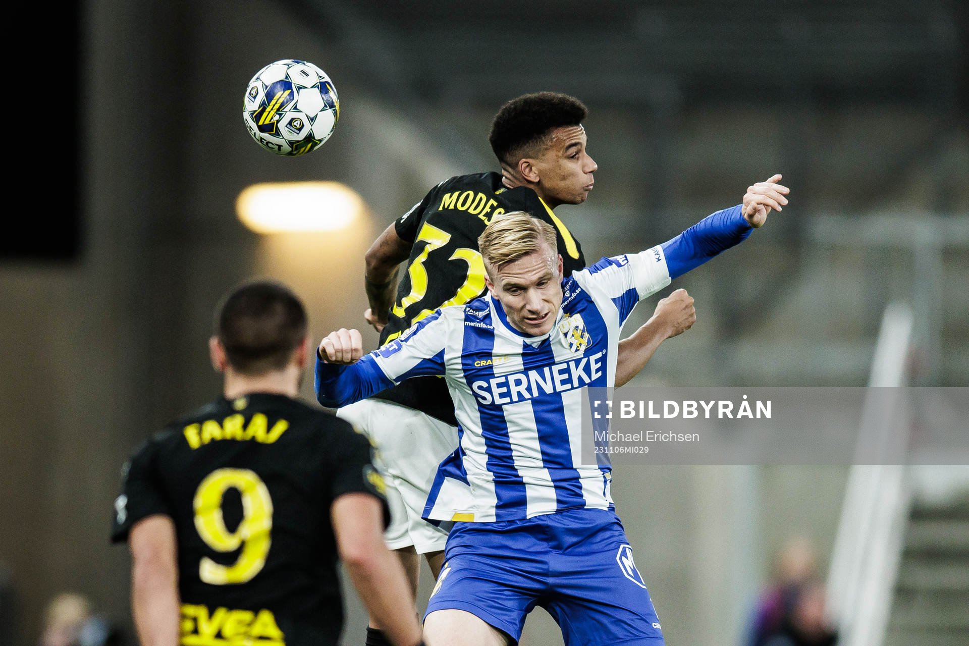 AIKs Rui Modesto och IFK Göteborgs Oscar Wendt