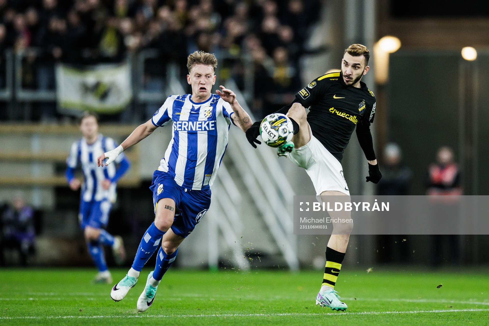 IFK Göteborgs Sebastian Hausner och AIKs Ioannis Pittas