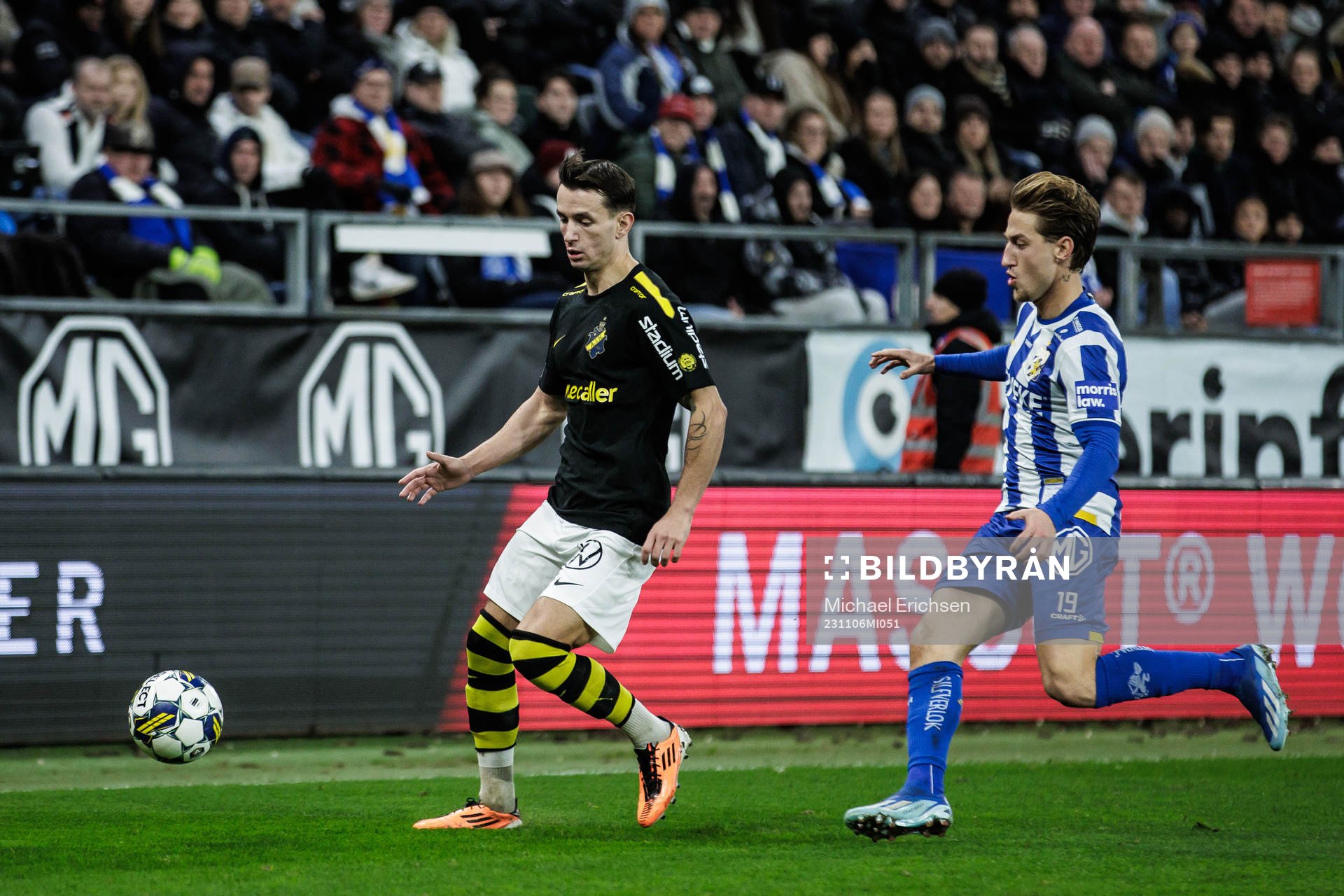 AIKs Bersant Celina och IFK Göteborgs Arbnor Mucolli