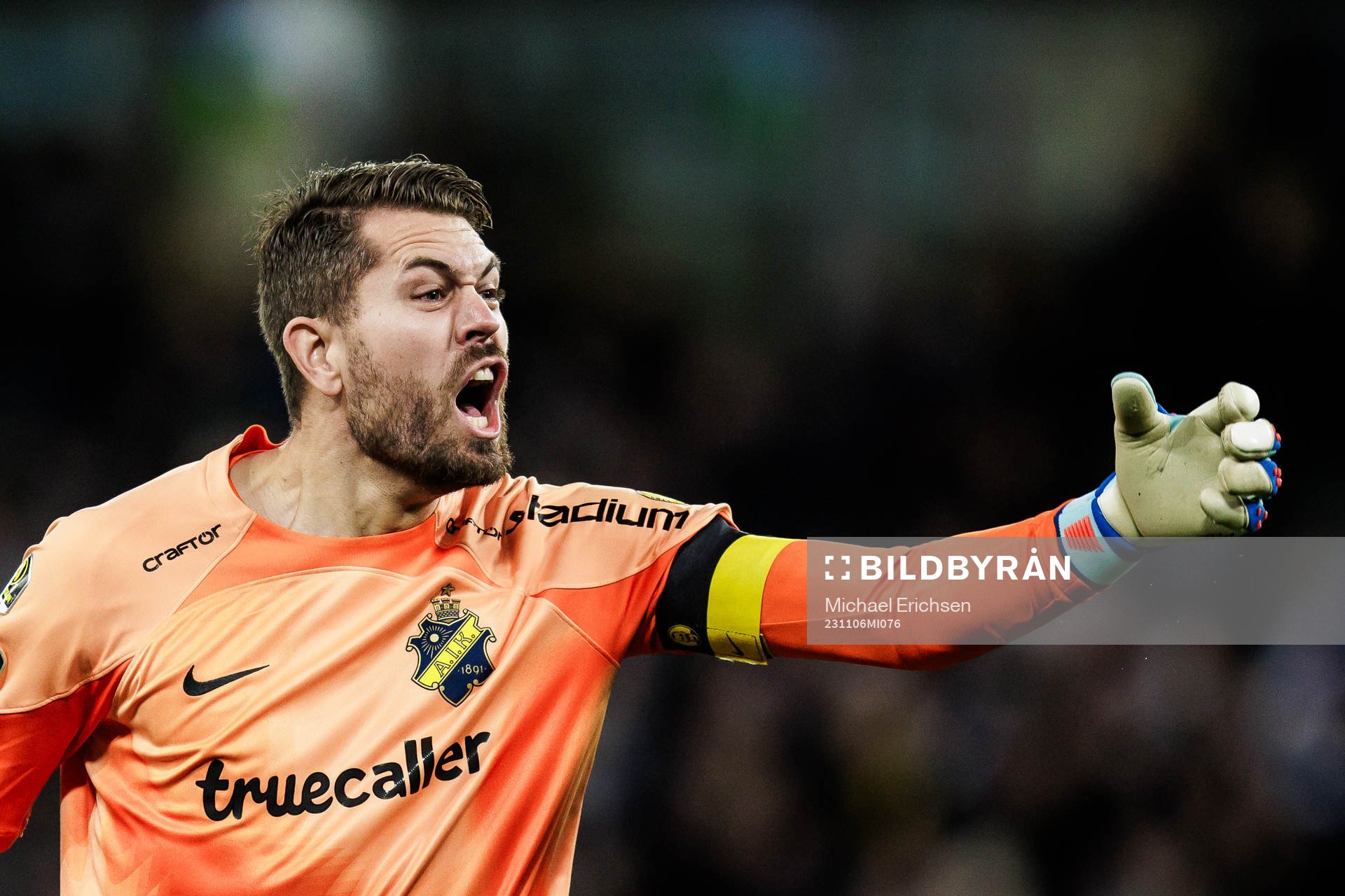 AIKs Kristoffer Nordfeldt jublar