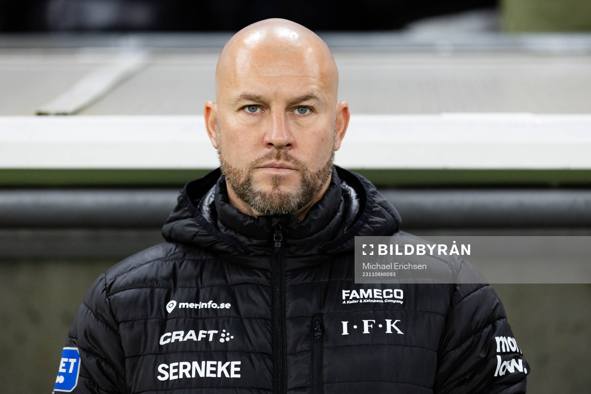 IFK Göteborgs målvaktstränare Lee Baxter innan