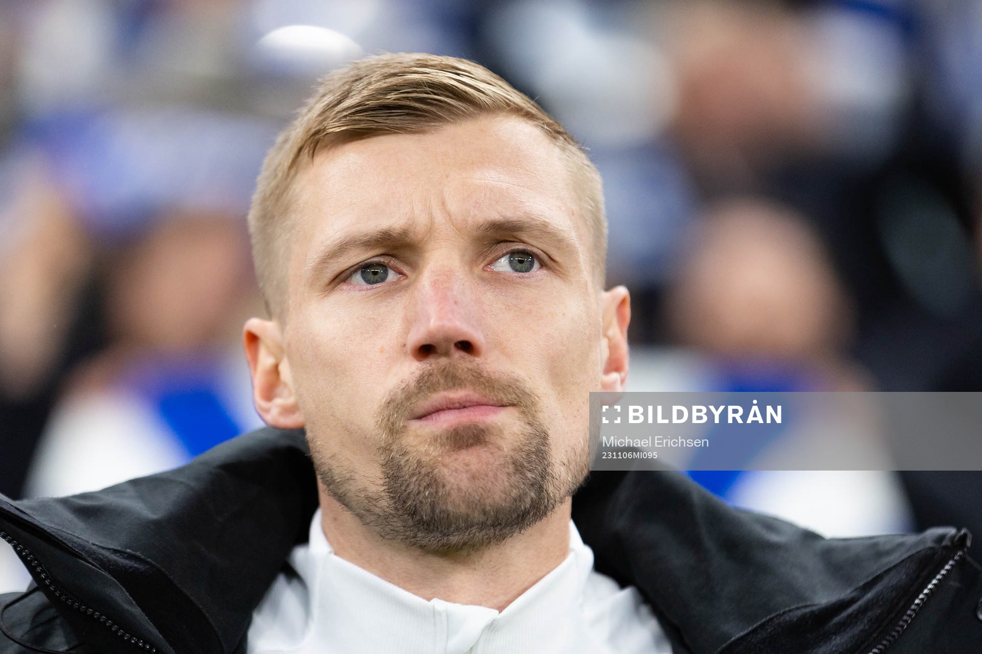 IFK Göteborgs Sebastian Eriksson innan fotbollsmatchen i