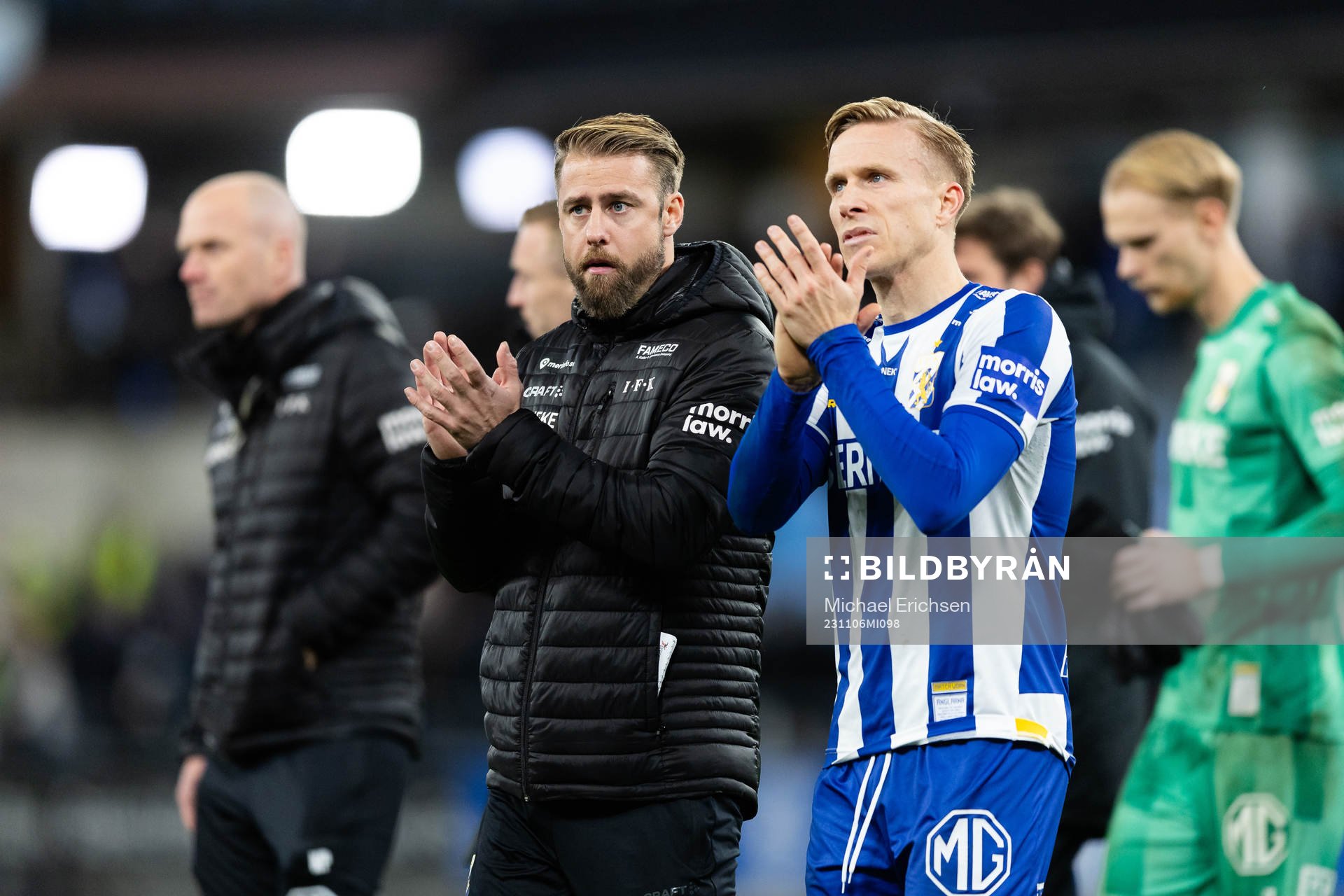 IFK Göteborgs assisterande tränare William Lundin och