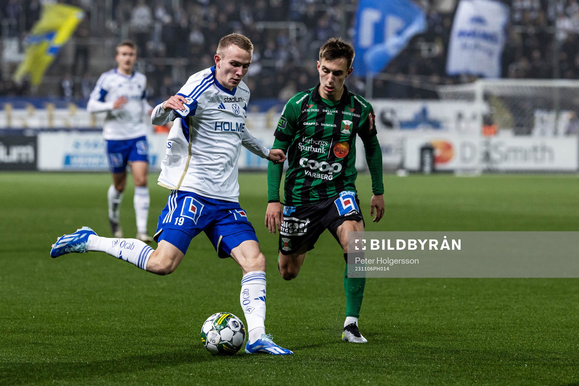 IFK Norrköpings Victor Stange Lind och Varbergs Anton