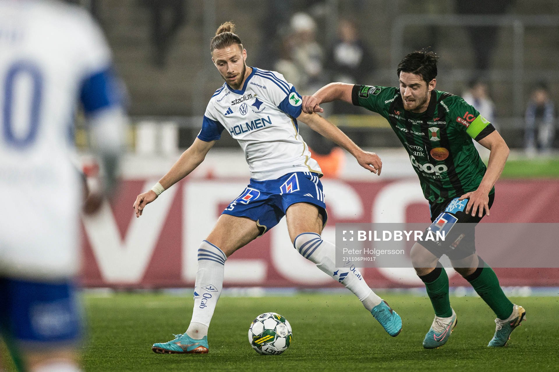 IFK Norrköpings Kevin Höög Jansson och Varbergs Robin