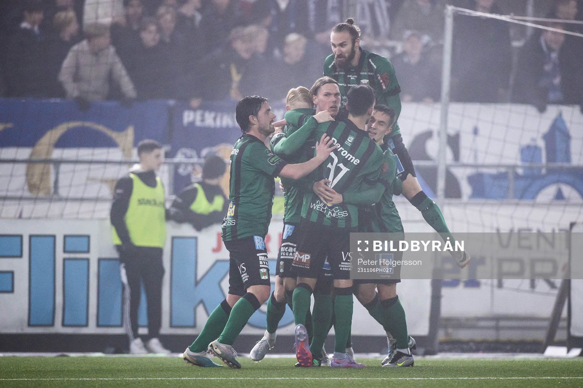Varbergs Dion Krasniqi jublar