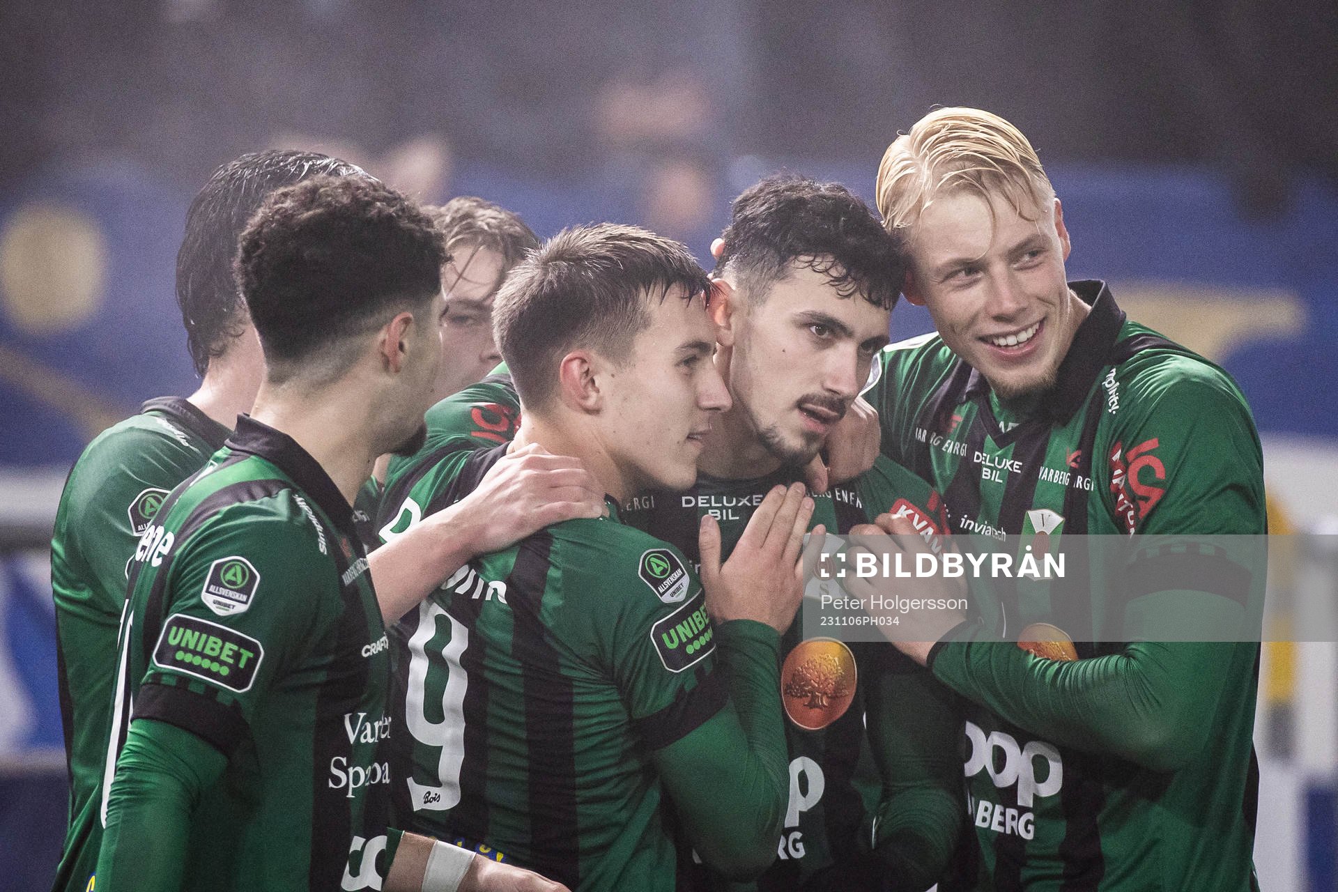Varbergs Dion Krasniqi jublar
