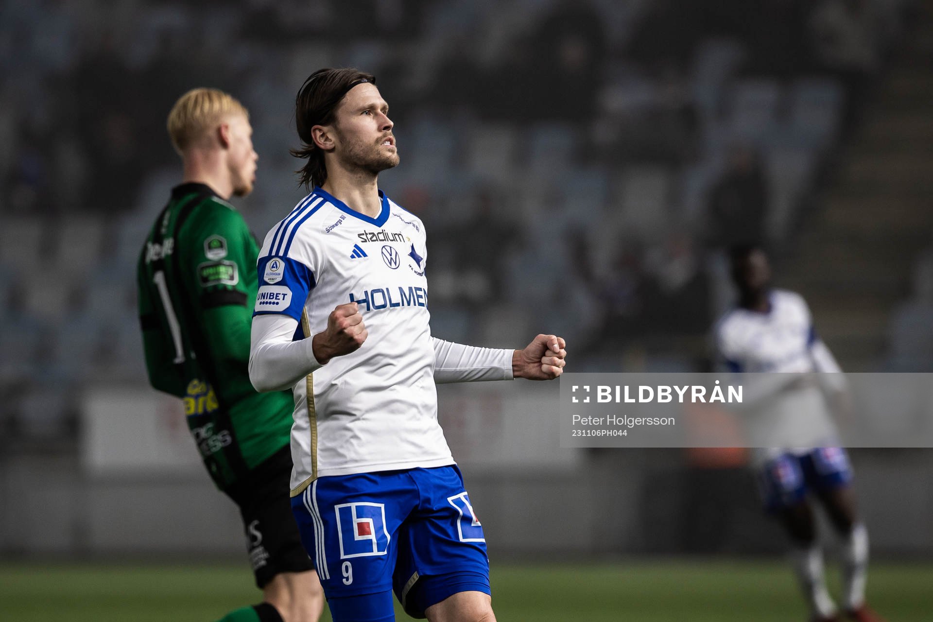 IFK Norrköpings Arnor Traustason jublar