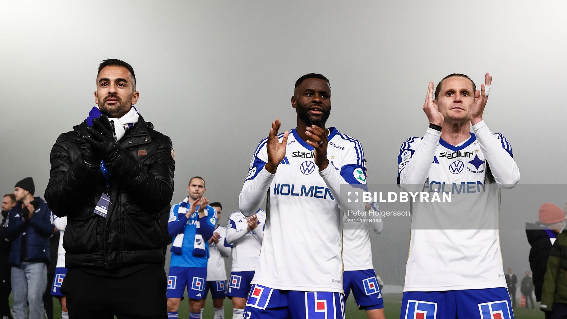 IFK Norrköpings Christopher Telo, Maic Sema och Ari Freyr