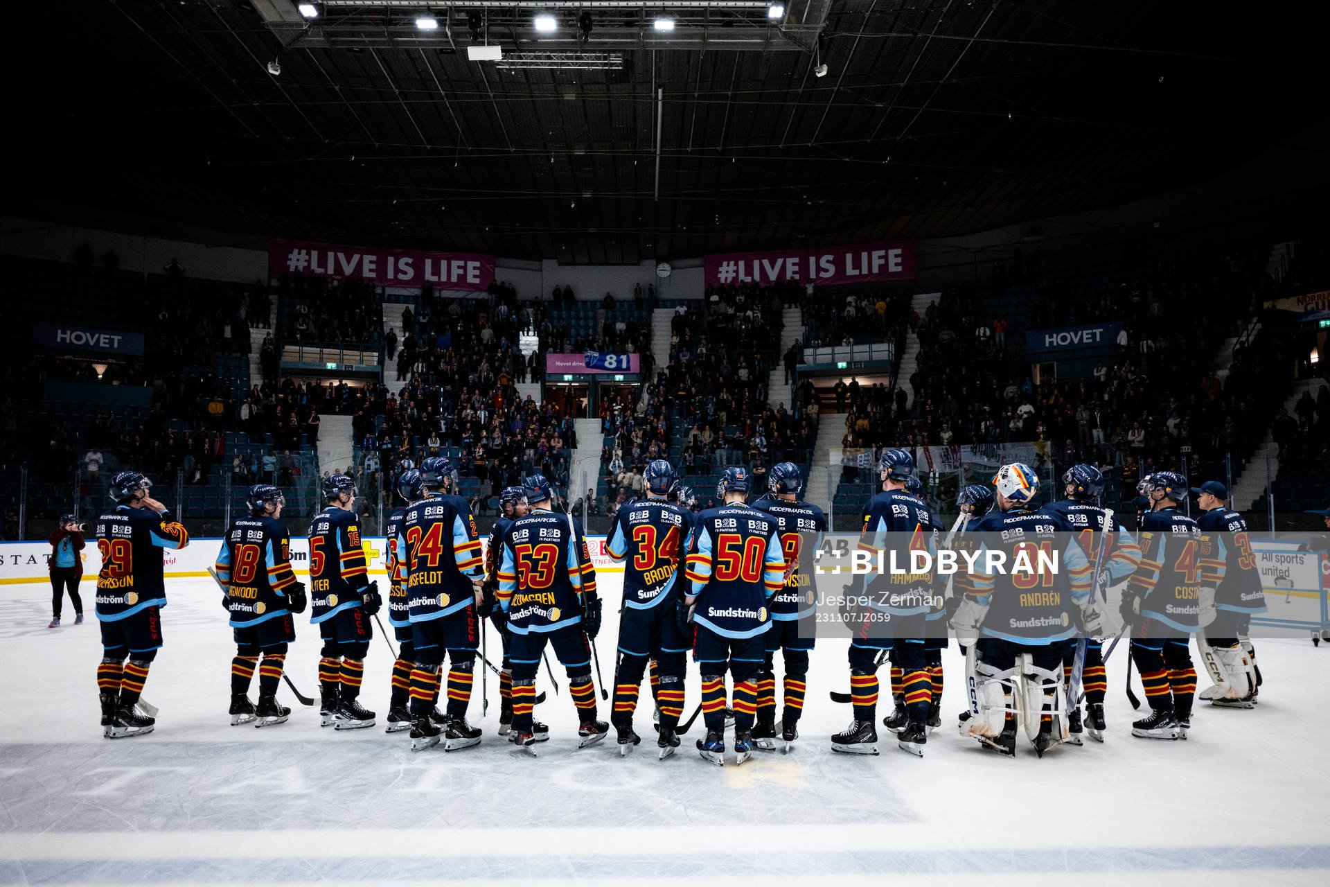 Djurgårdens spelare jublar