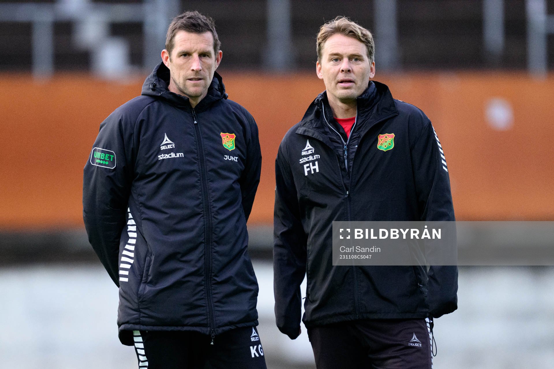 Assisterande tränare Kenneth Gustafsson och tränare