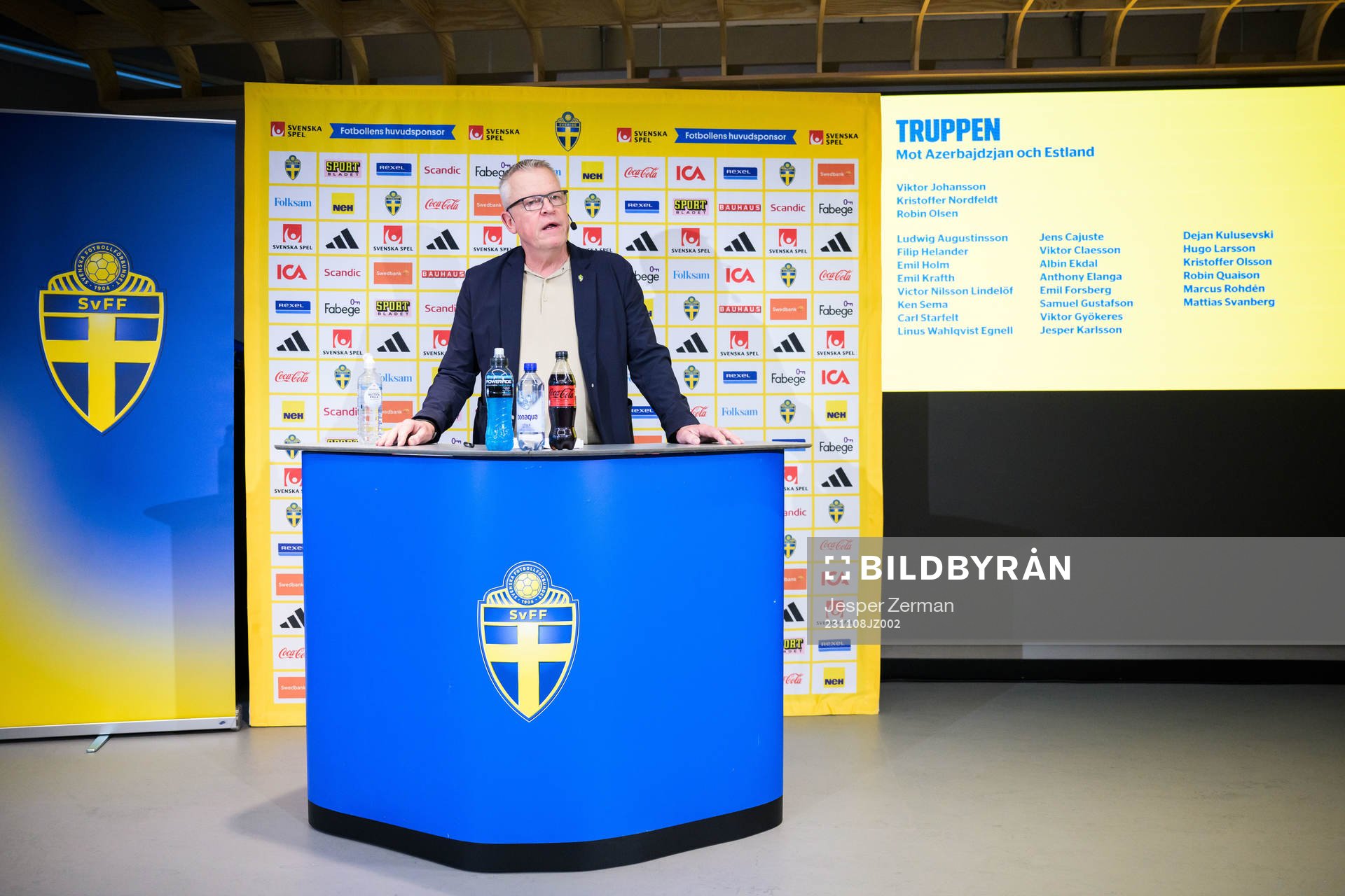 Janne Andersson, head coach of the Swedish men’s football