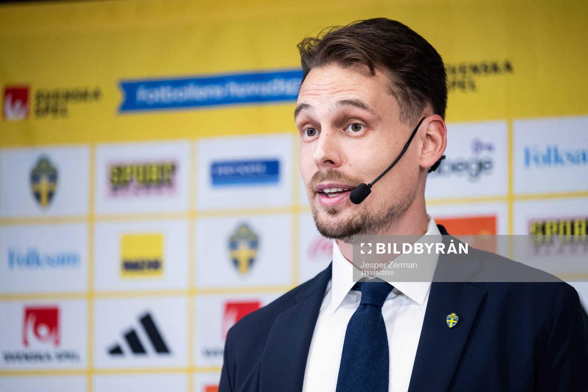 Daniel Bäckström, head coach of the Swedish under-21