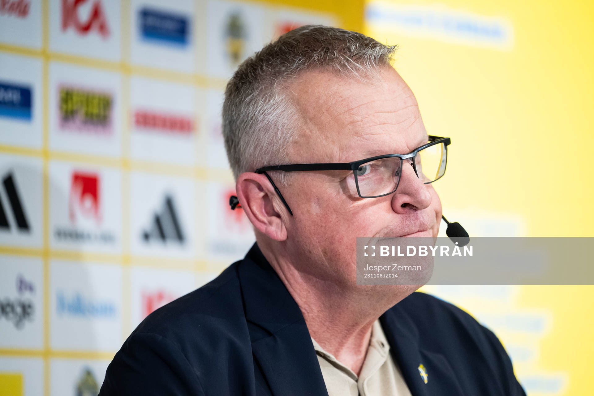 Janne Andersson, head coach of the Swedish men’s football