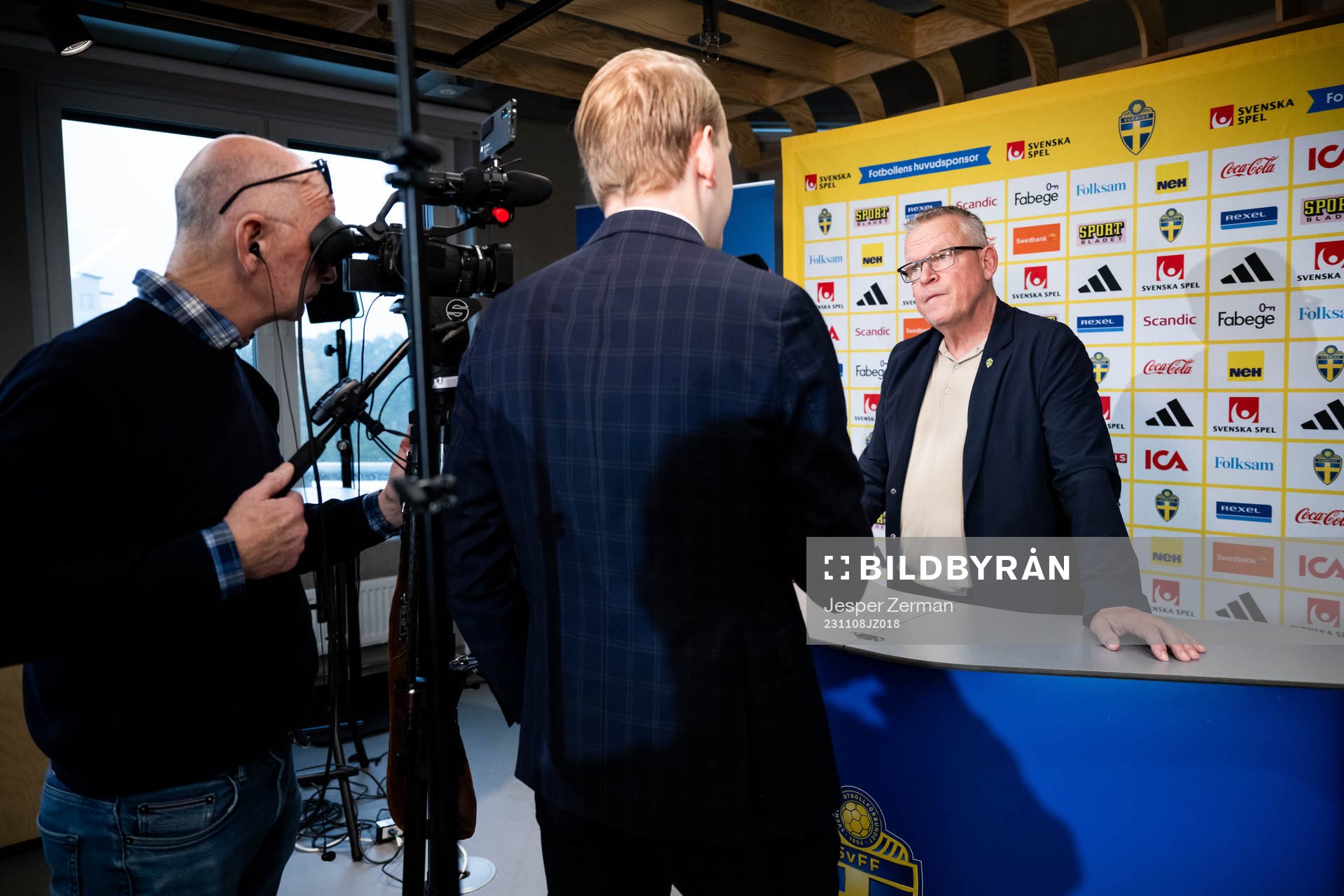 Janne Andersson, head coach of the Swedish men’s football