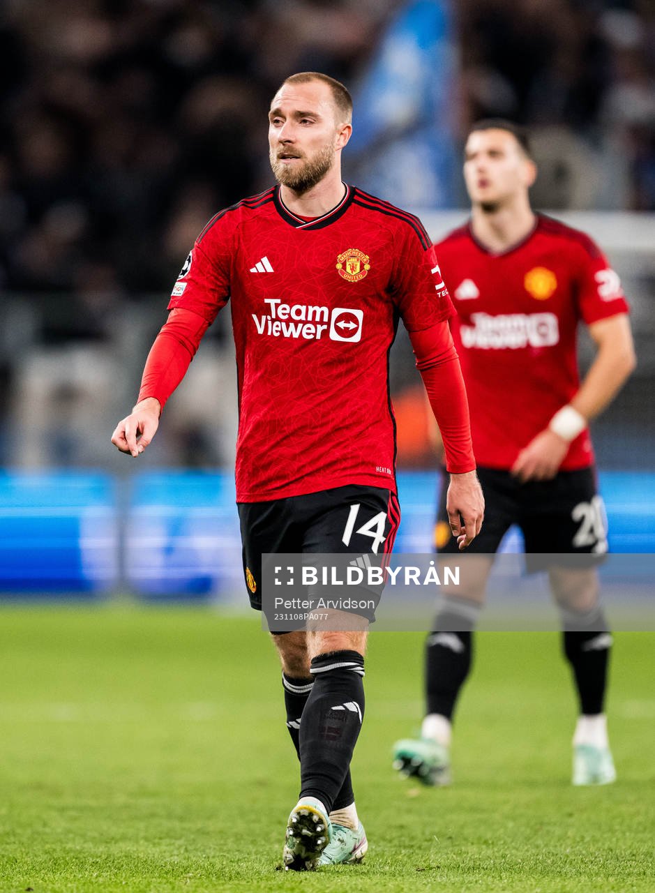 Christian Eriksen of Manchester United