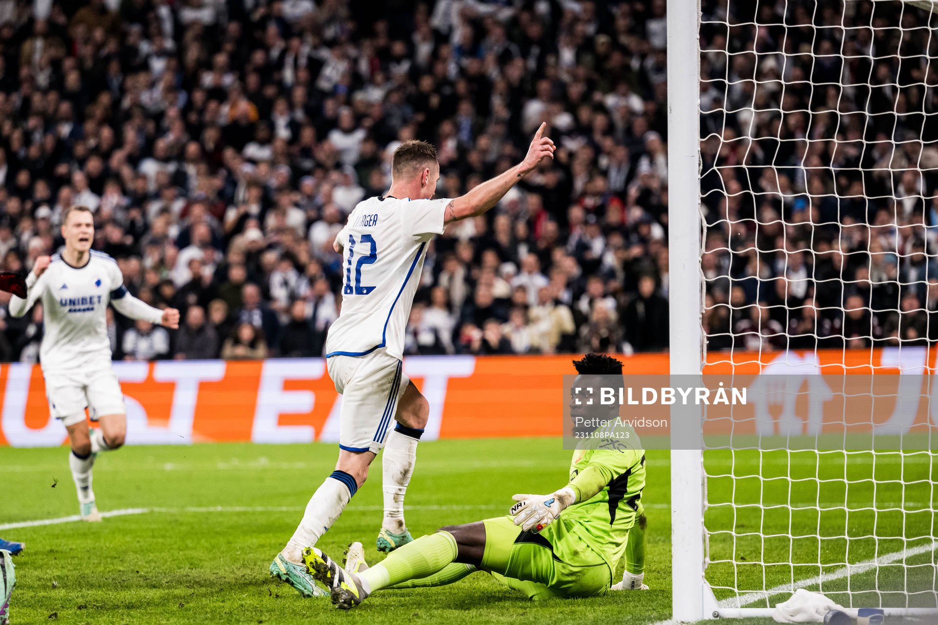 Lukas Lerager of FC Copenhagen celebrates
