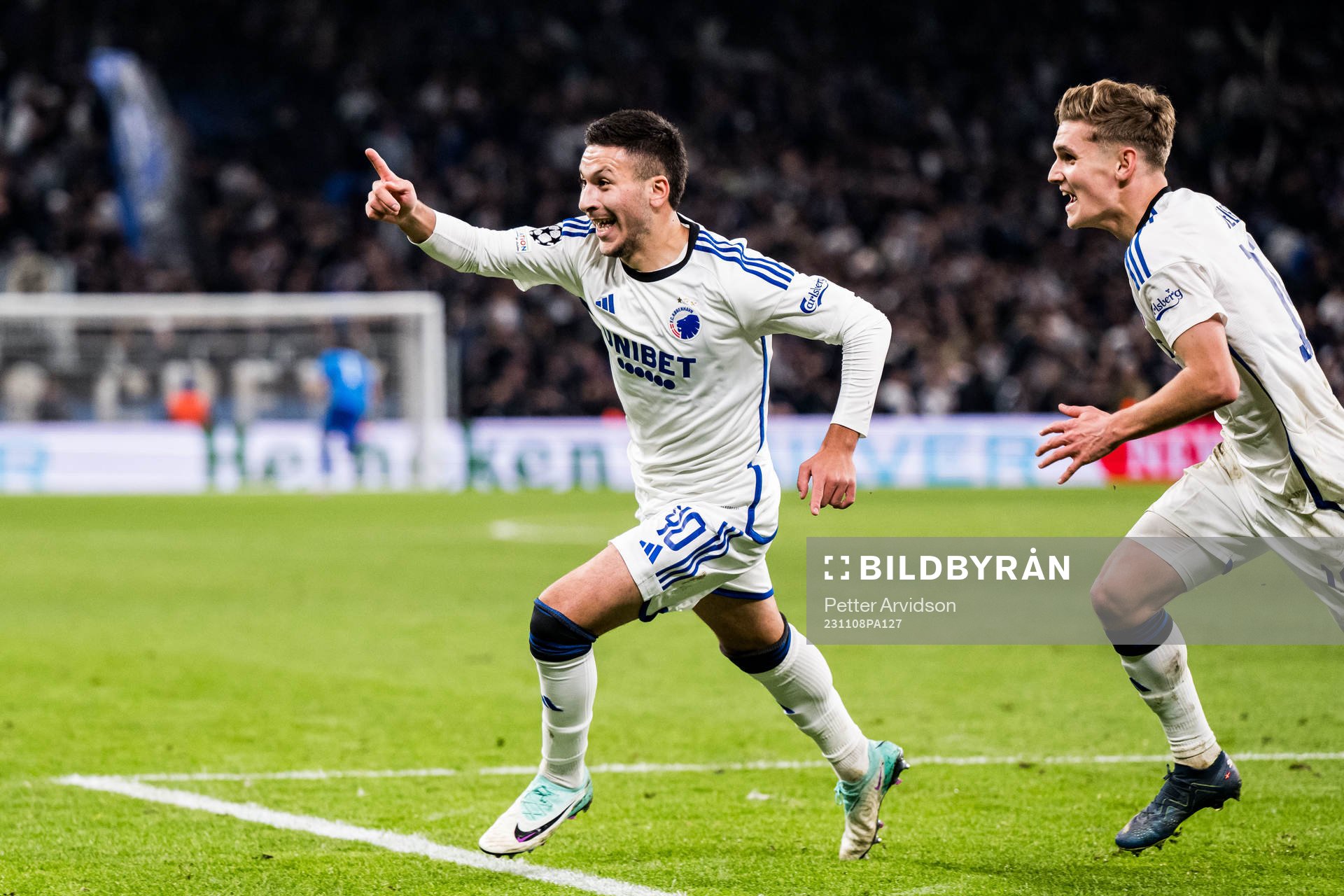 Roony Bardghji of FC Copenhagen celebrates