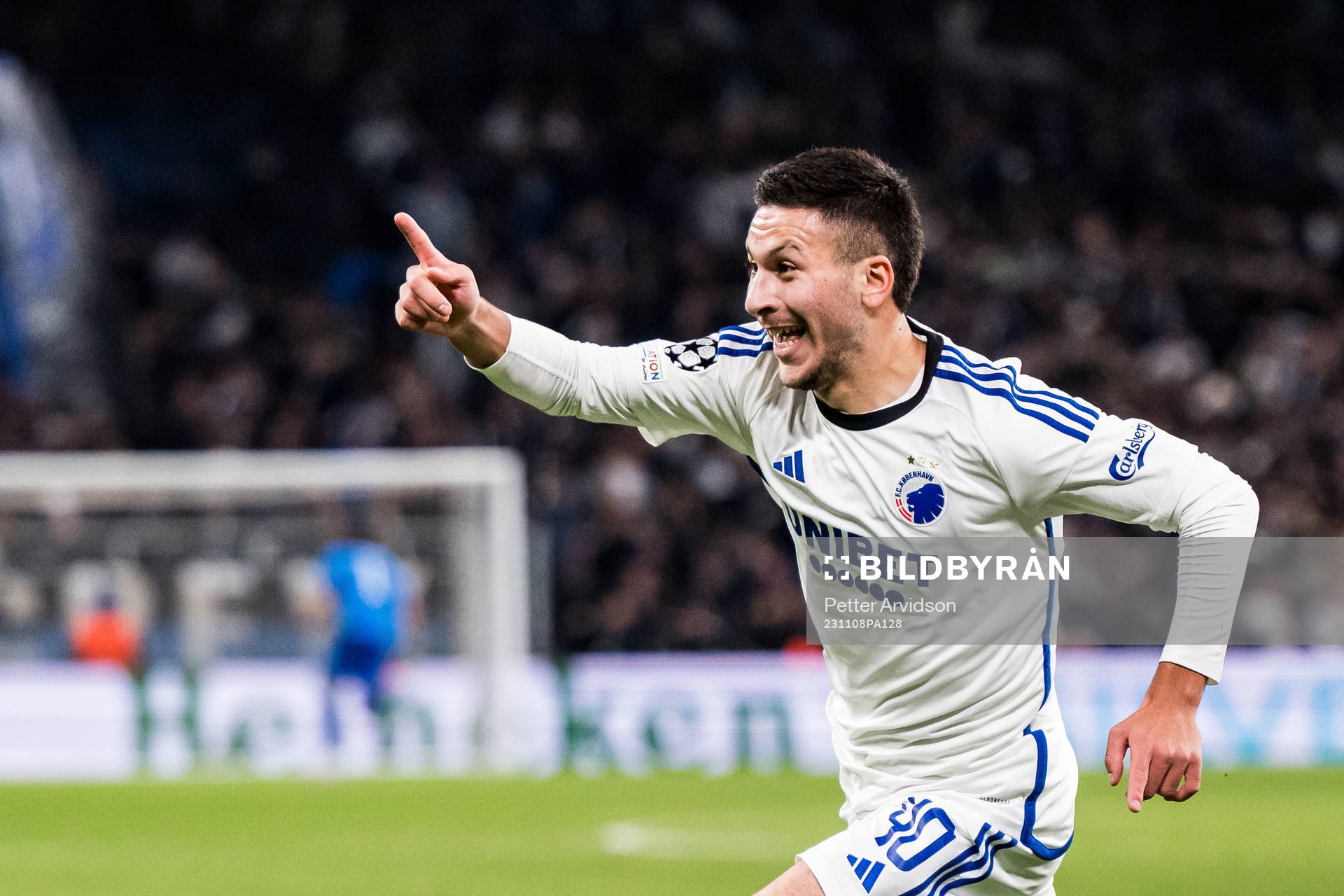 Roony Bardghji of FC Copenhagen celebrates