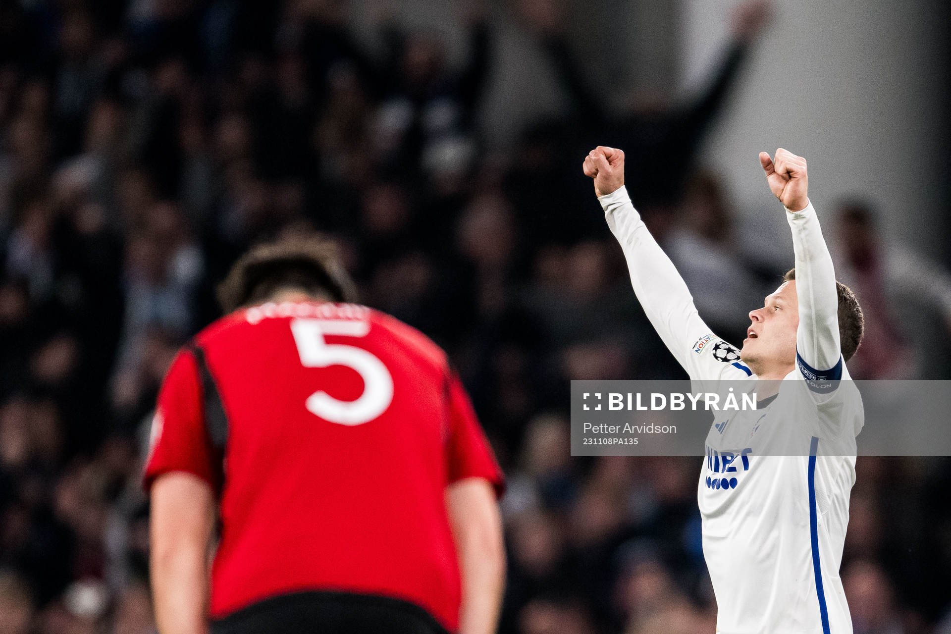 Viktor Claesson of FC Copenhagen celebrates