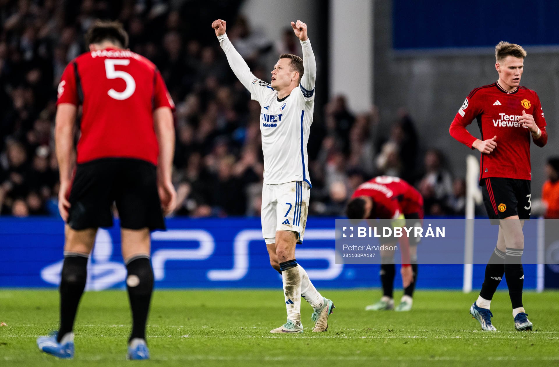 Viktor Claesson of FC Copenhagen celebrates