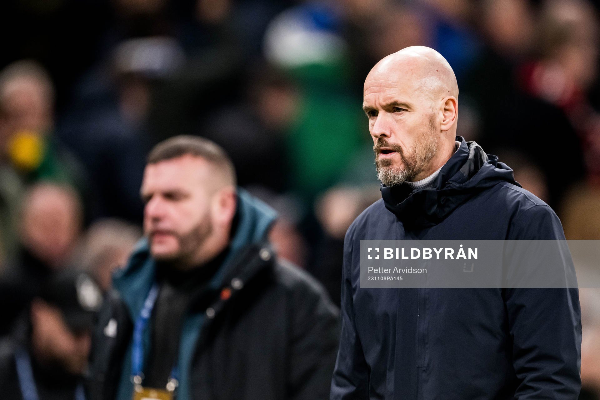 Head coach Erik ten Hag of Manchester United looks dejected