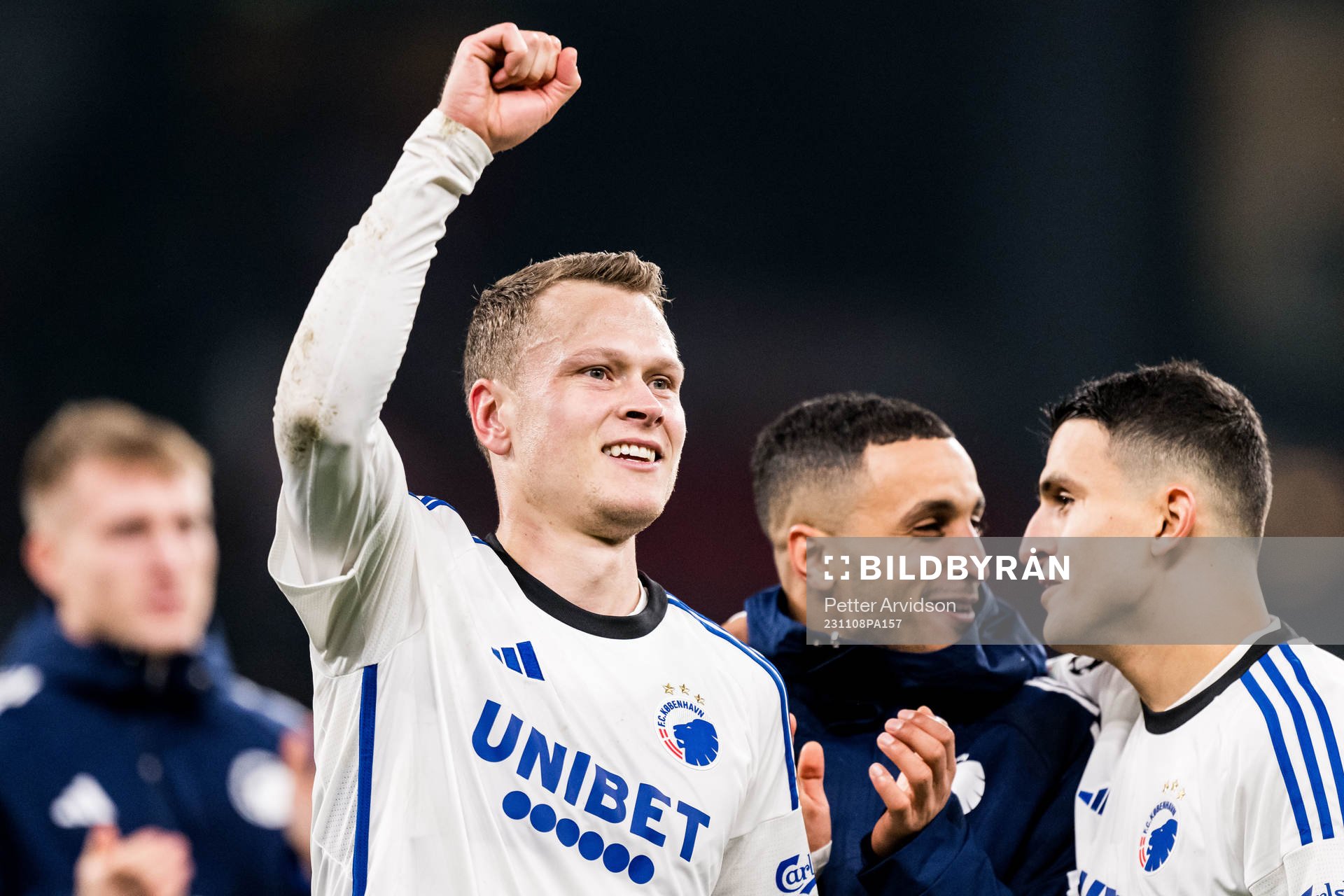 Viktor Claesson of FC Copenhagen celebrates