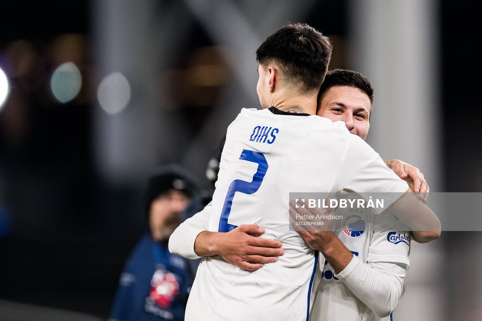 Kevin Diks and Roony Bardghji of FC Copenhagen celebrates