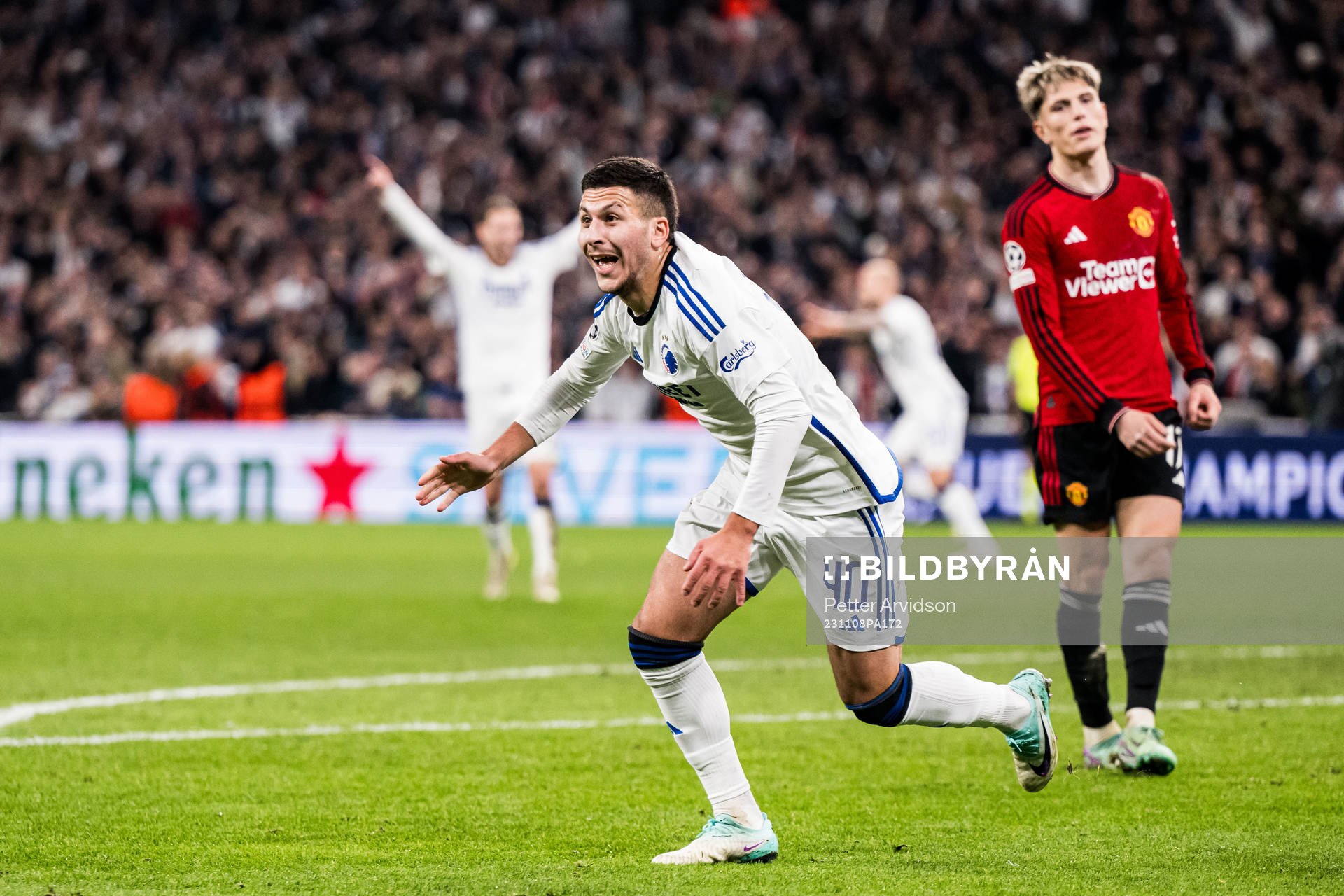 Roony Bardghji of FC Copenhagen celebrates