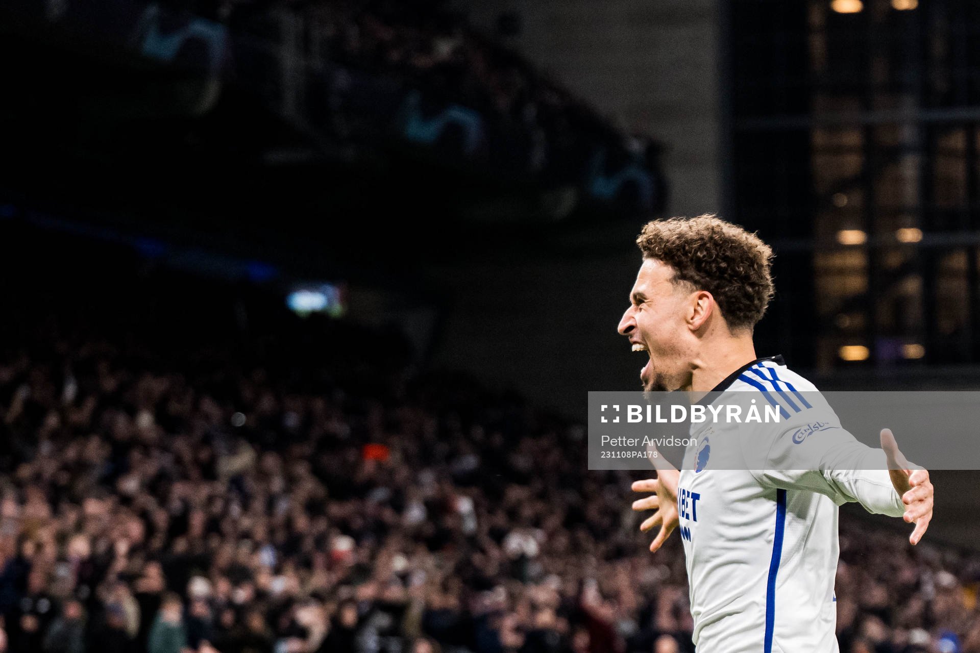 Jordan Larsson of FC Copenhagen celebrates