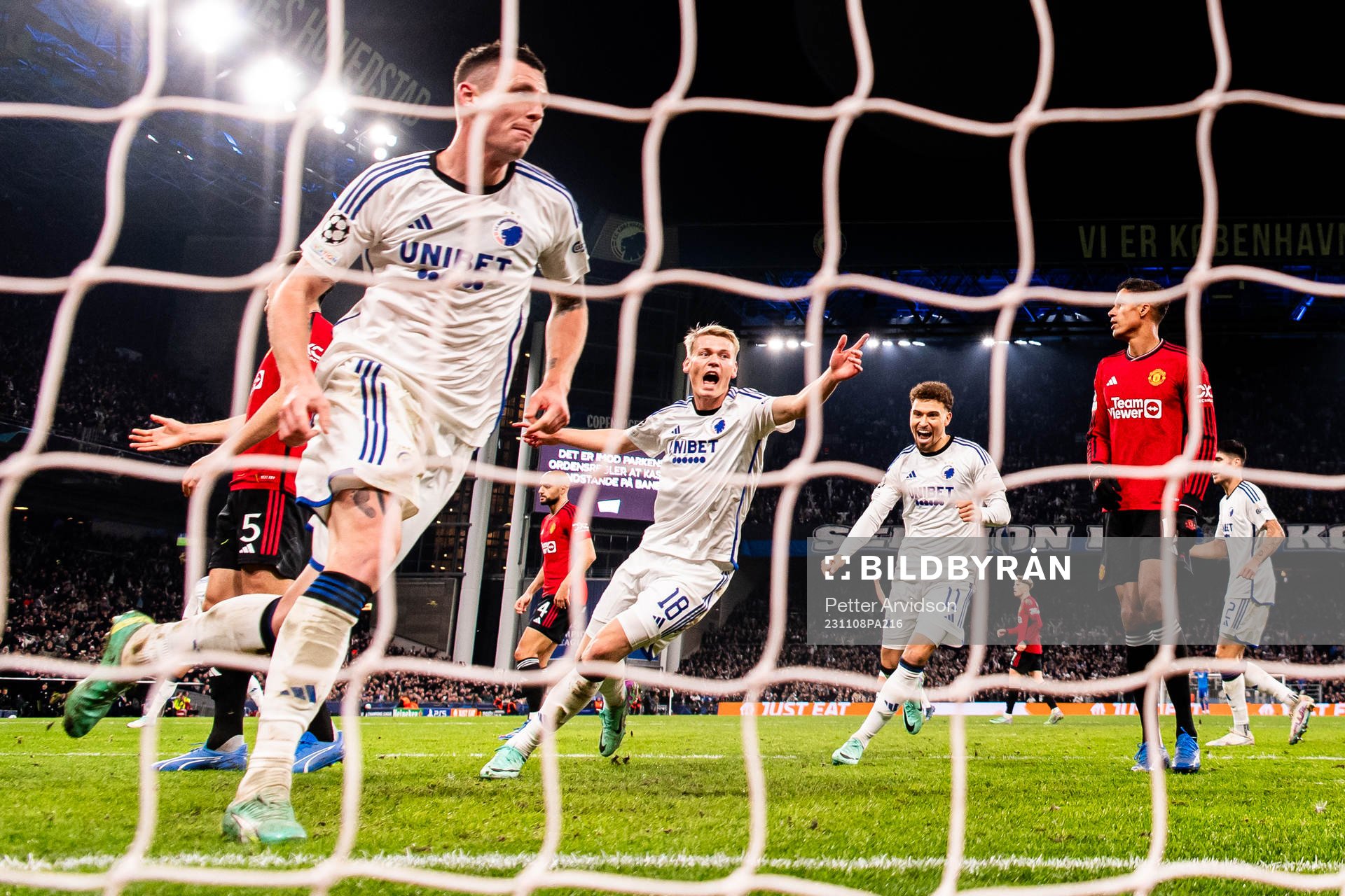 Lukas Lerager, Orri Oskarsson and Jordan Larsson of FC