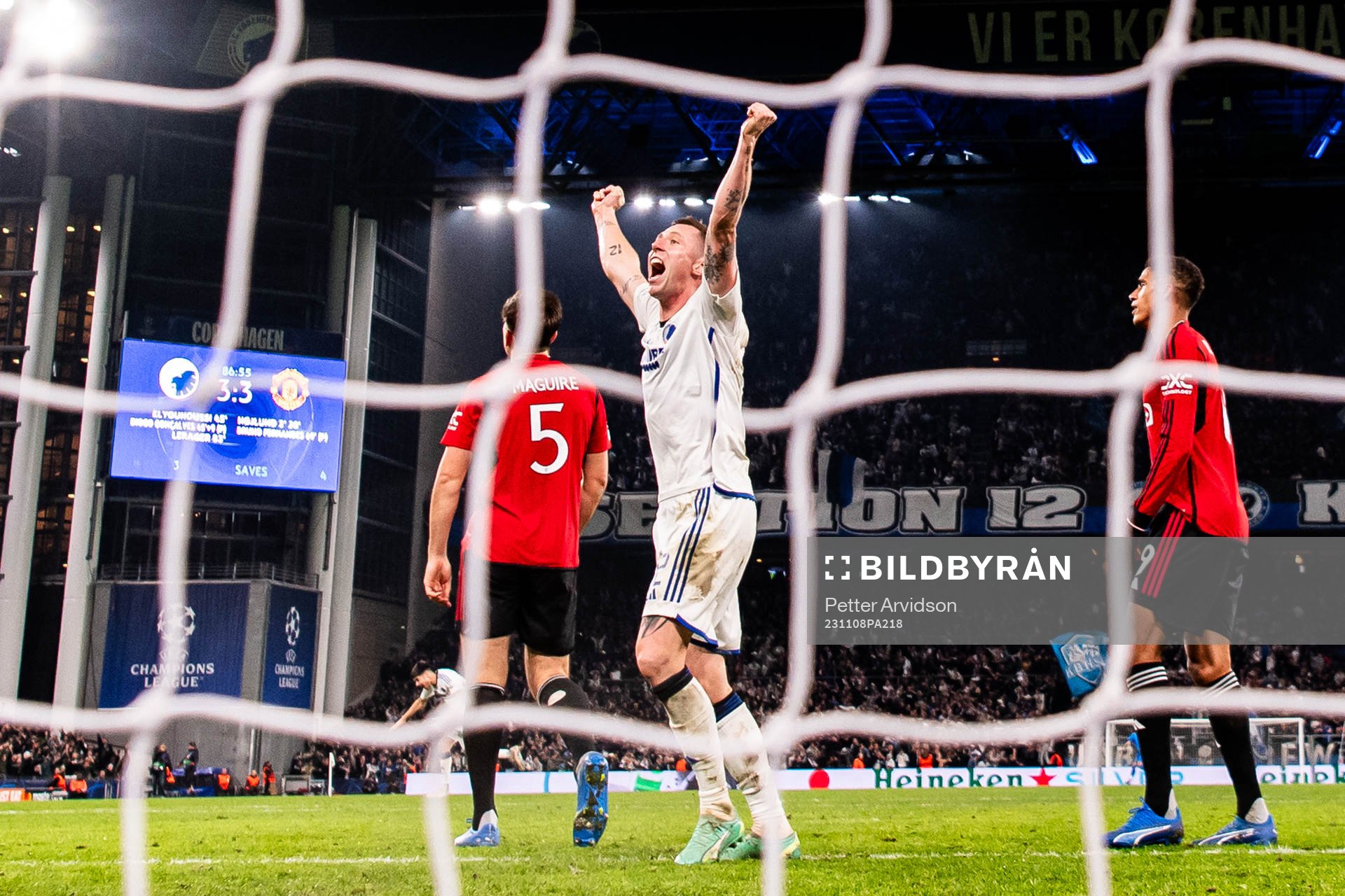 Lukas Lerager of FC Copenhagen celebrate