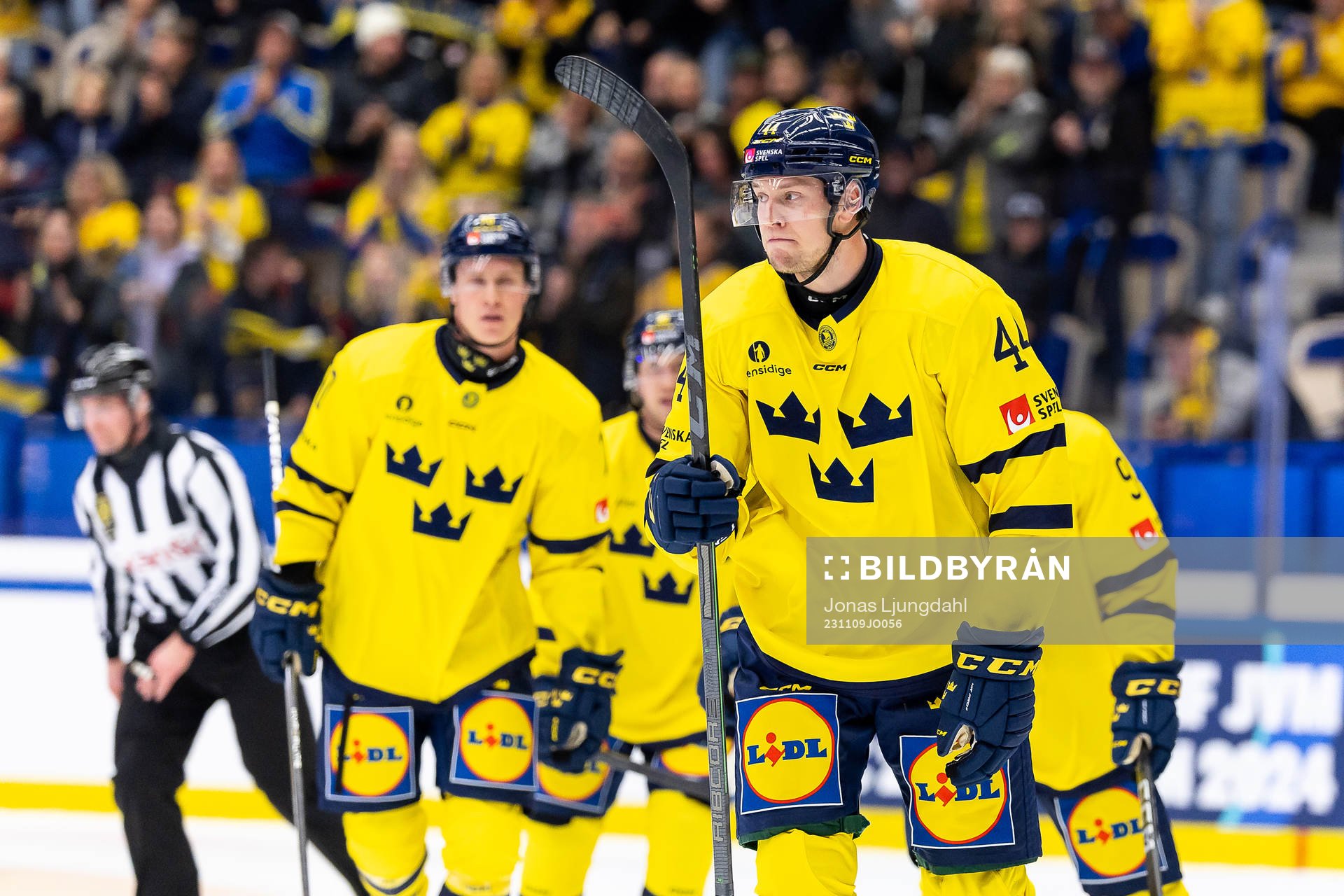 Victor Ejdsell of Sweden celebrates