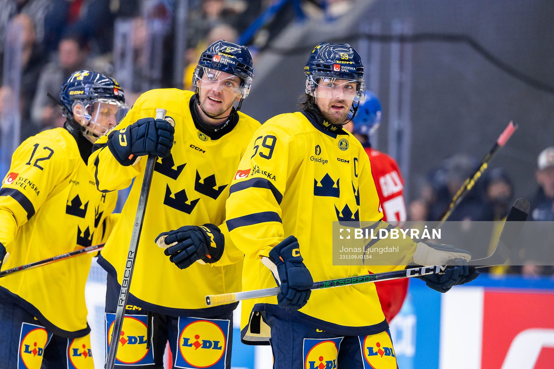 Carl Dahlström and Linus Johansson of Sweden
