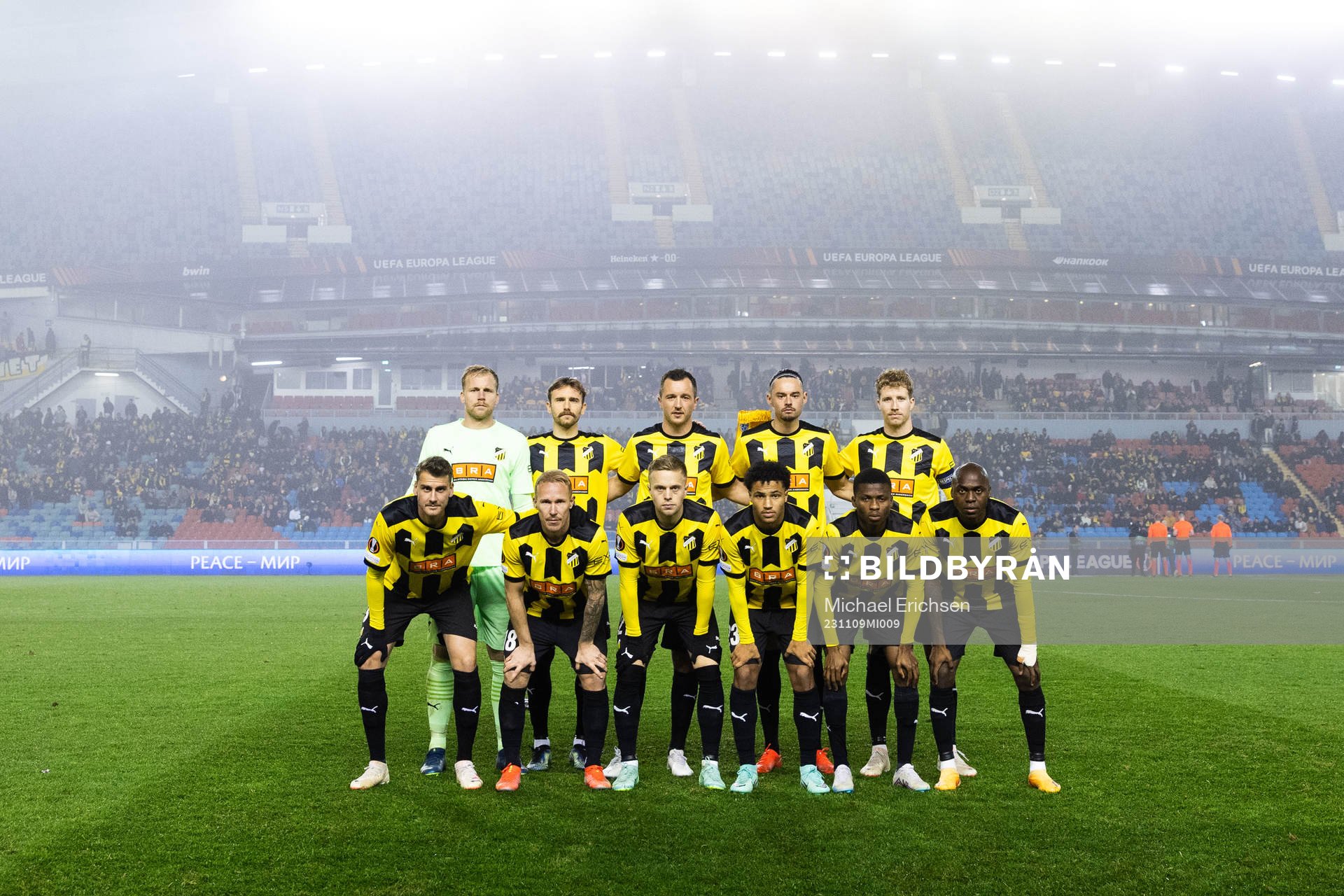The starting eleven of BK Häcken
