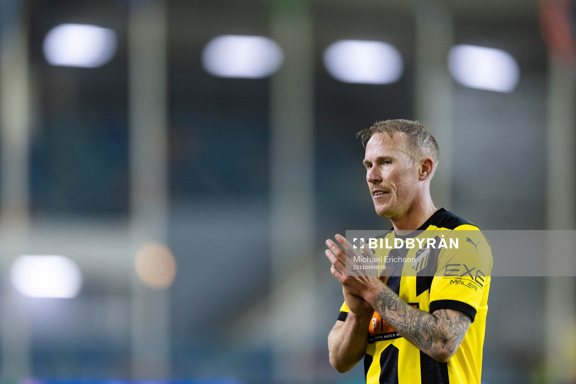 Mikkel Rygaard Jensen looks dejected