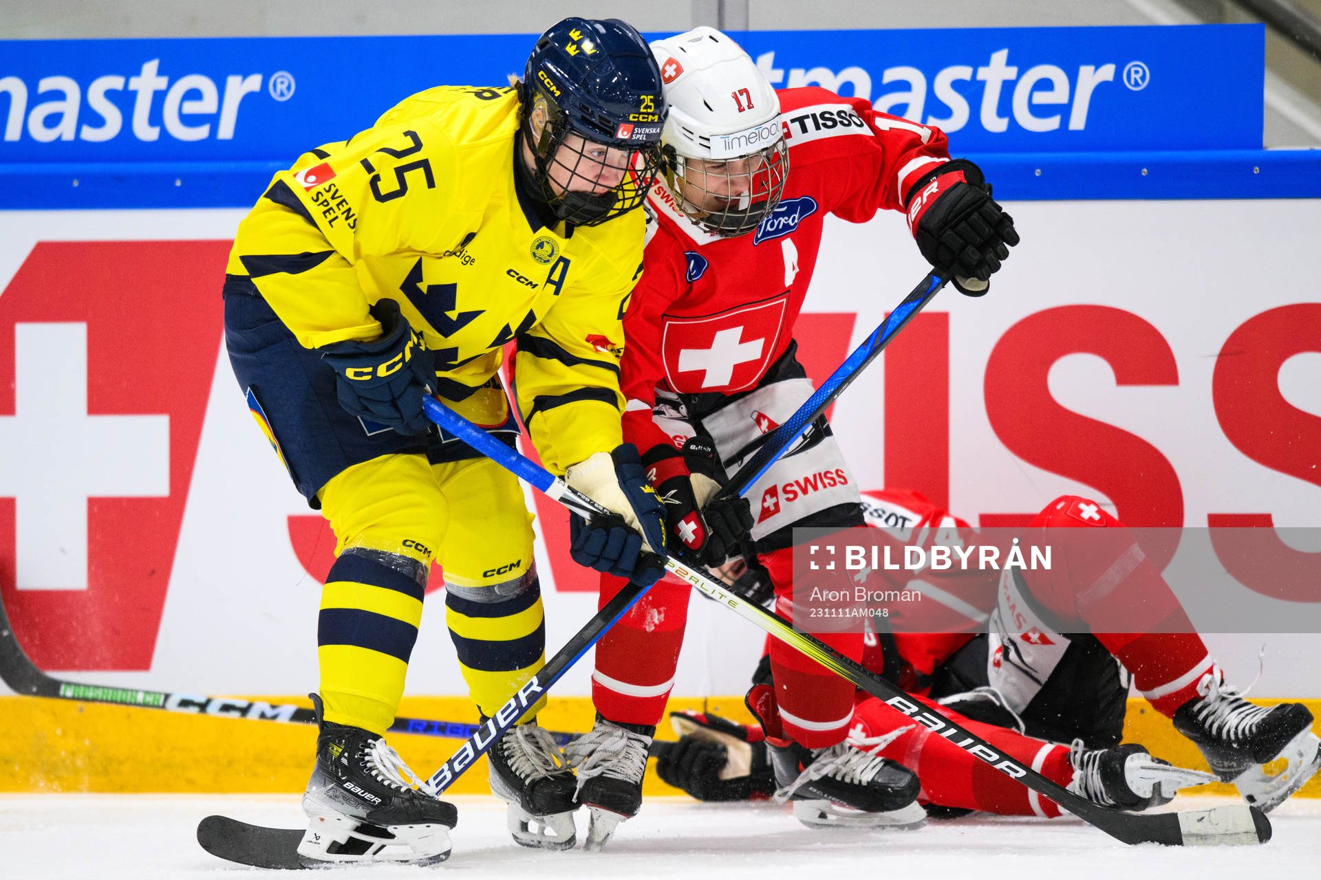 Lina Ljungblom of Sweden and Lara Christen of Switzerland