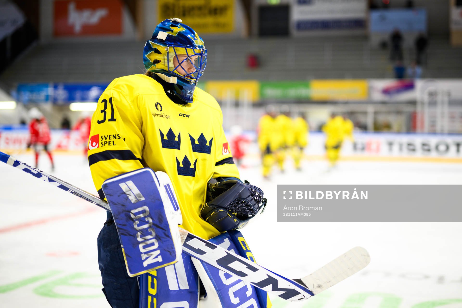 Goaltender Ida Boman of Sweden