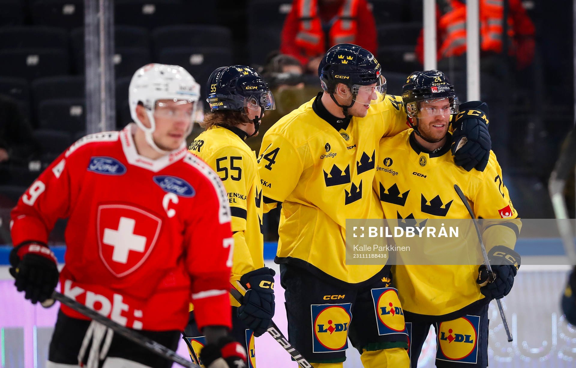Marcus Hardegård, Victor Ejdsell and Oscar Lindberg of