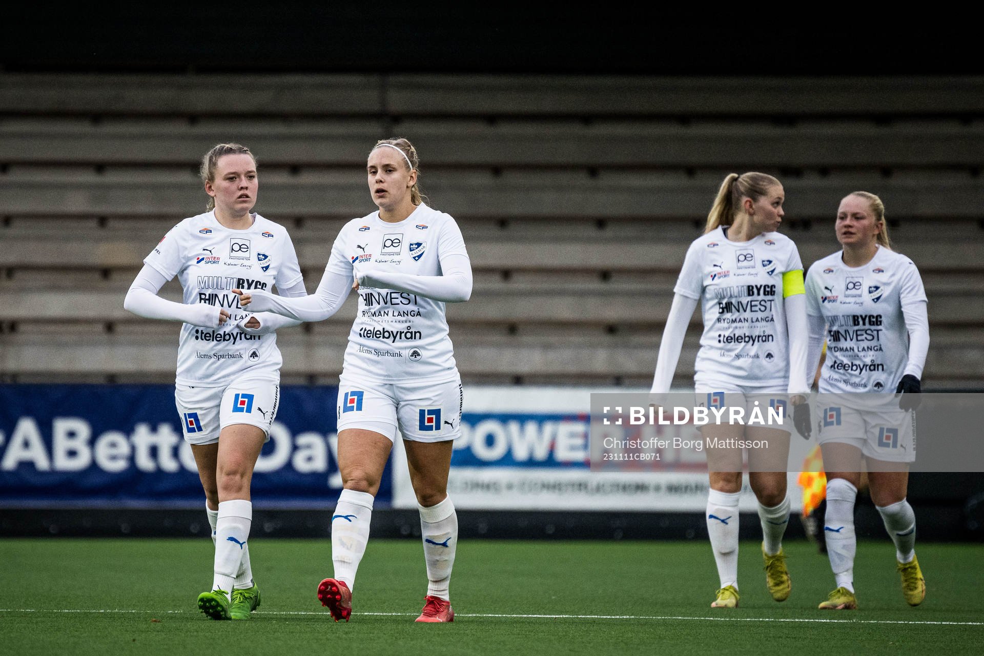 Kalmars Nova Karlsson, Fanny Nilsson, Amanda Persson
