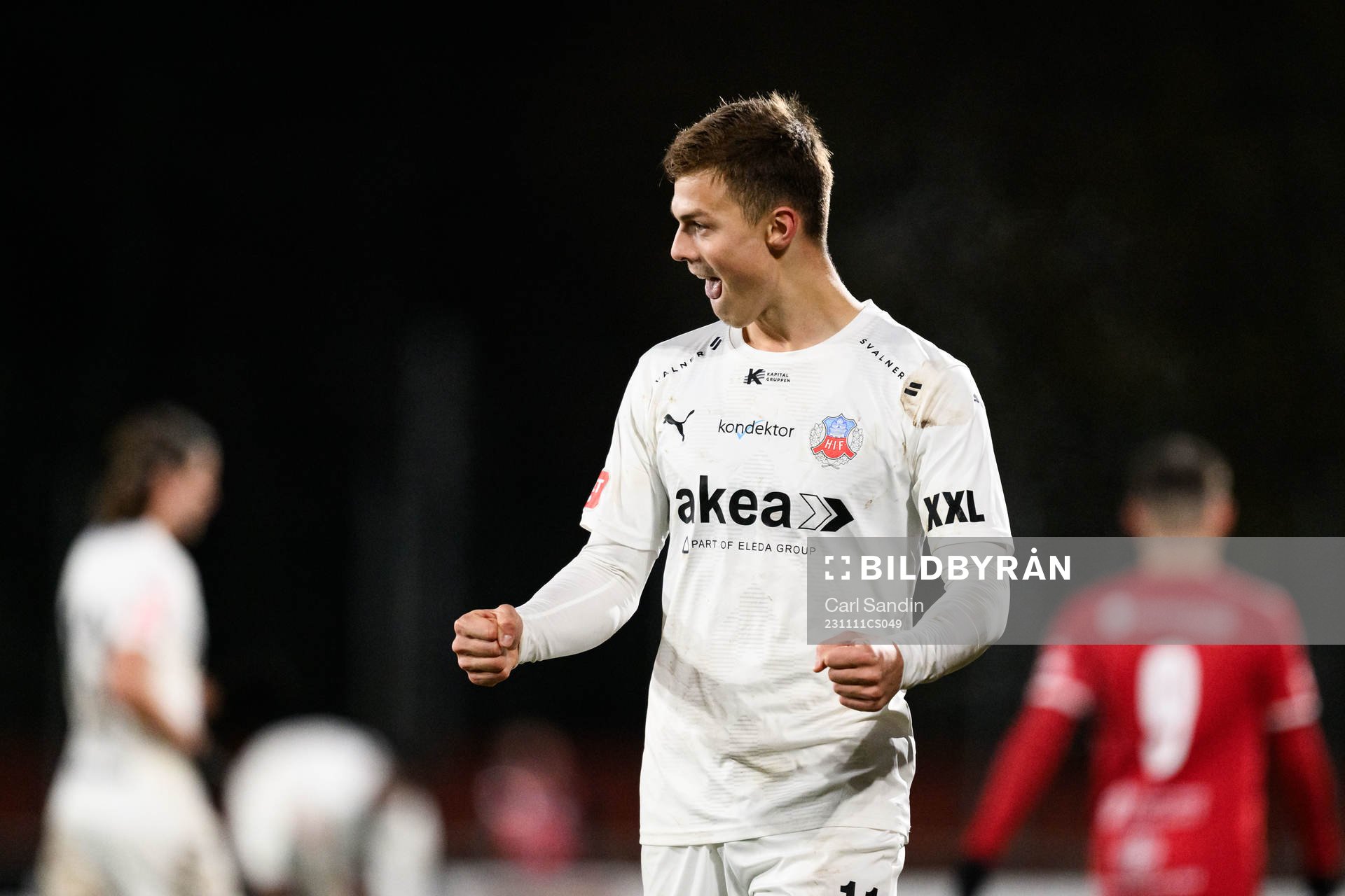 Helsingborgs Erik Ring jublar