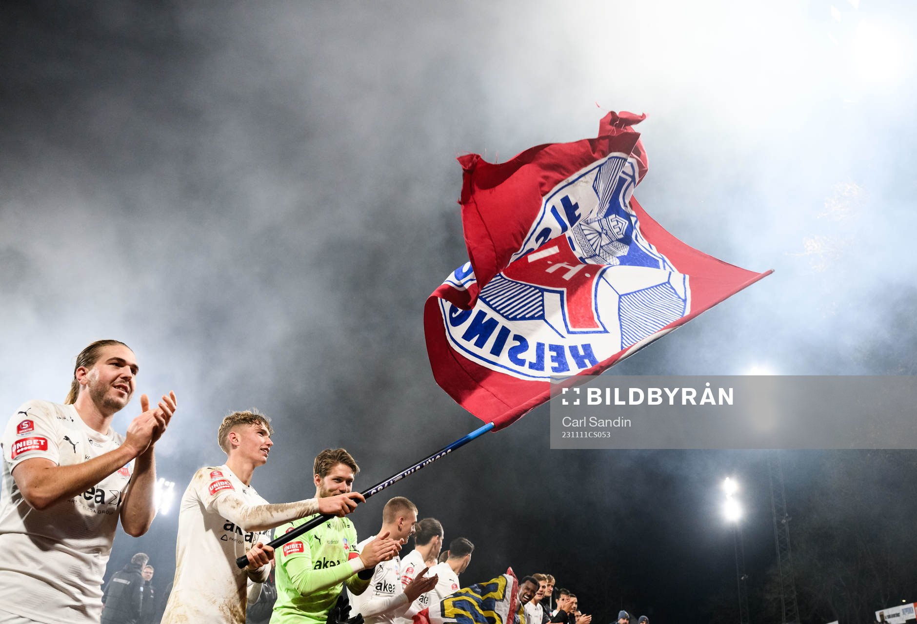 Helsingborgs Benjamin Örn jublar