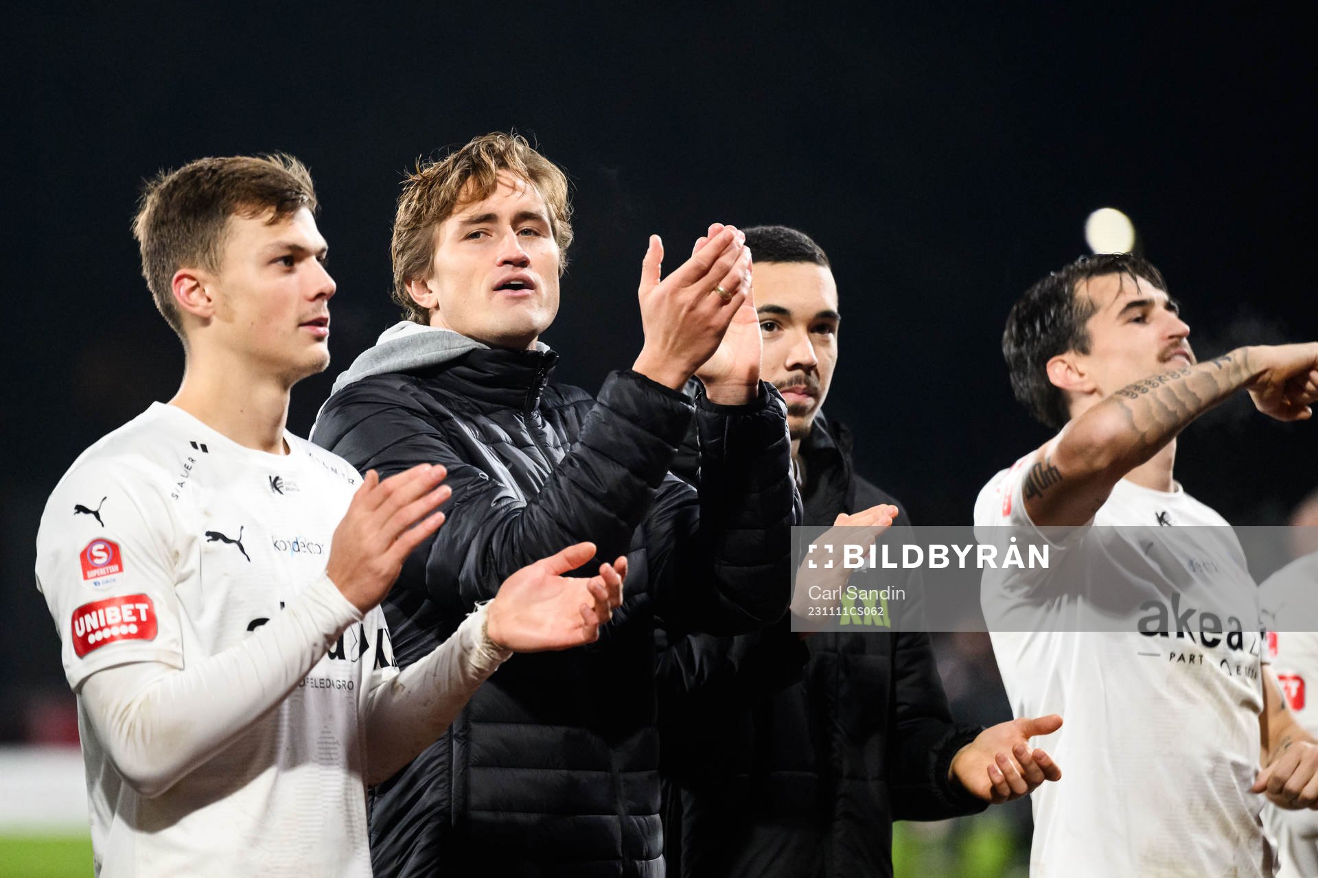 Helsingborgs Erik Ring, Thomas Pauck Rogne och Lucas Lima