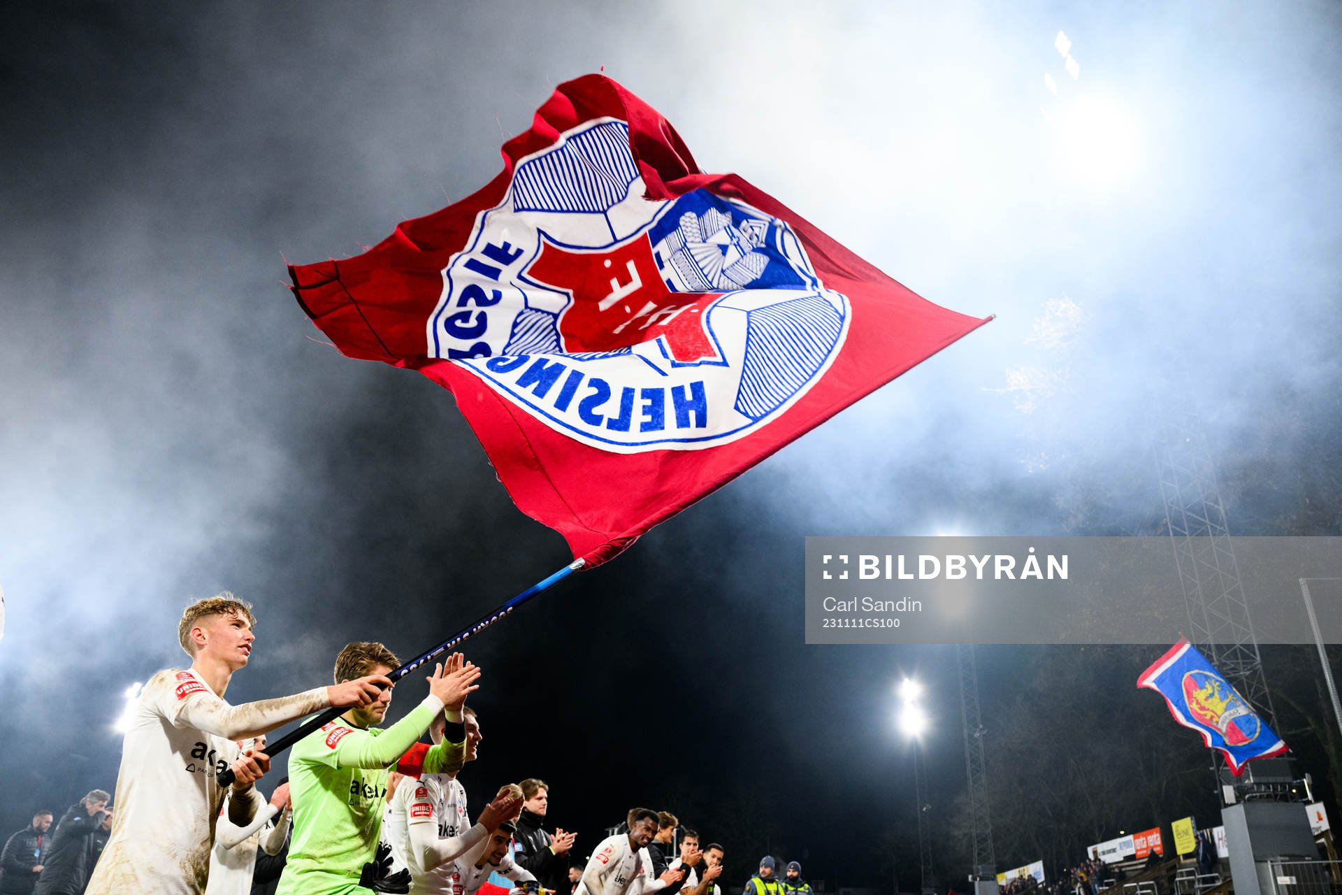 Helsingborgs Benjamin Örn jublar