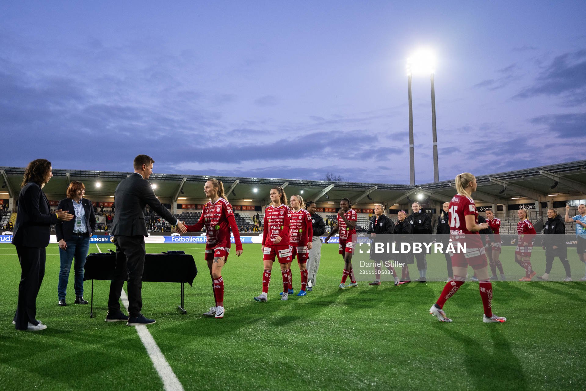Piteå tar emot sina medaljer